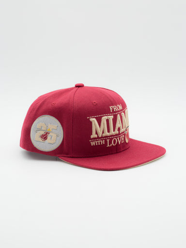 With Love Miami Heat Snapback - La Tienda de las Gorras