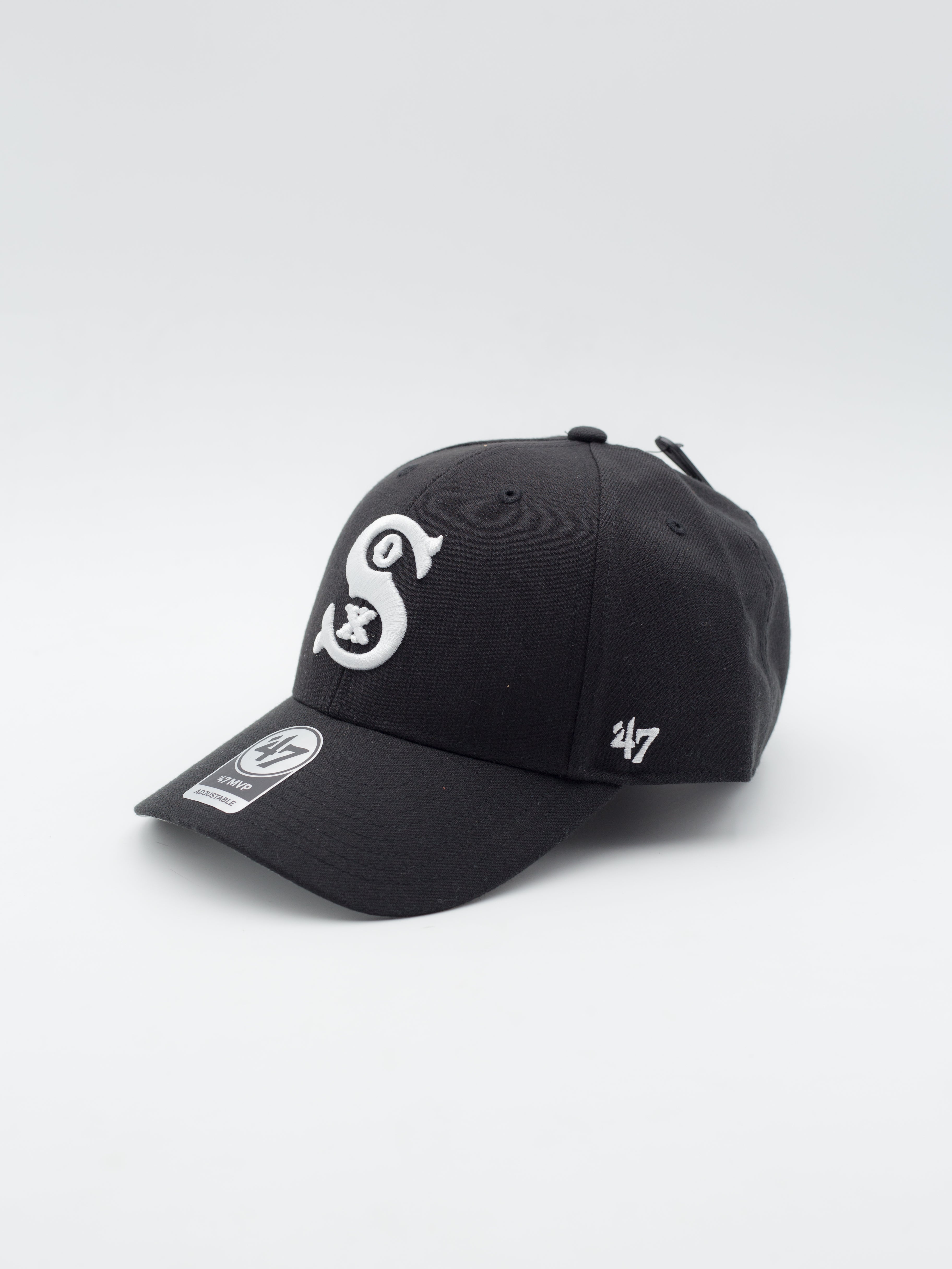 MVP Vintage logo Chicago White Sox Dad Hat Black