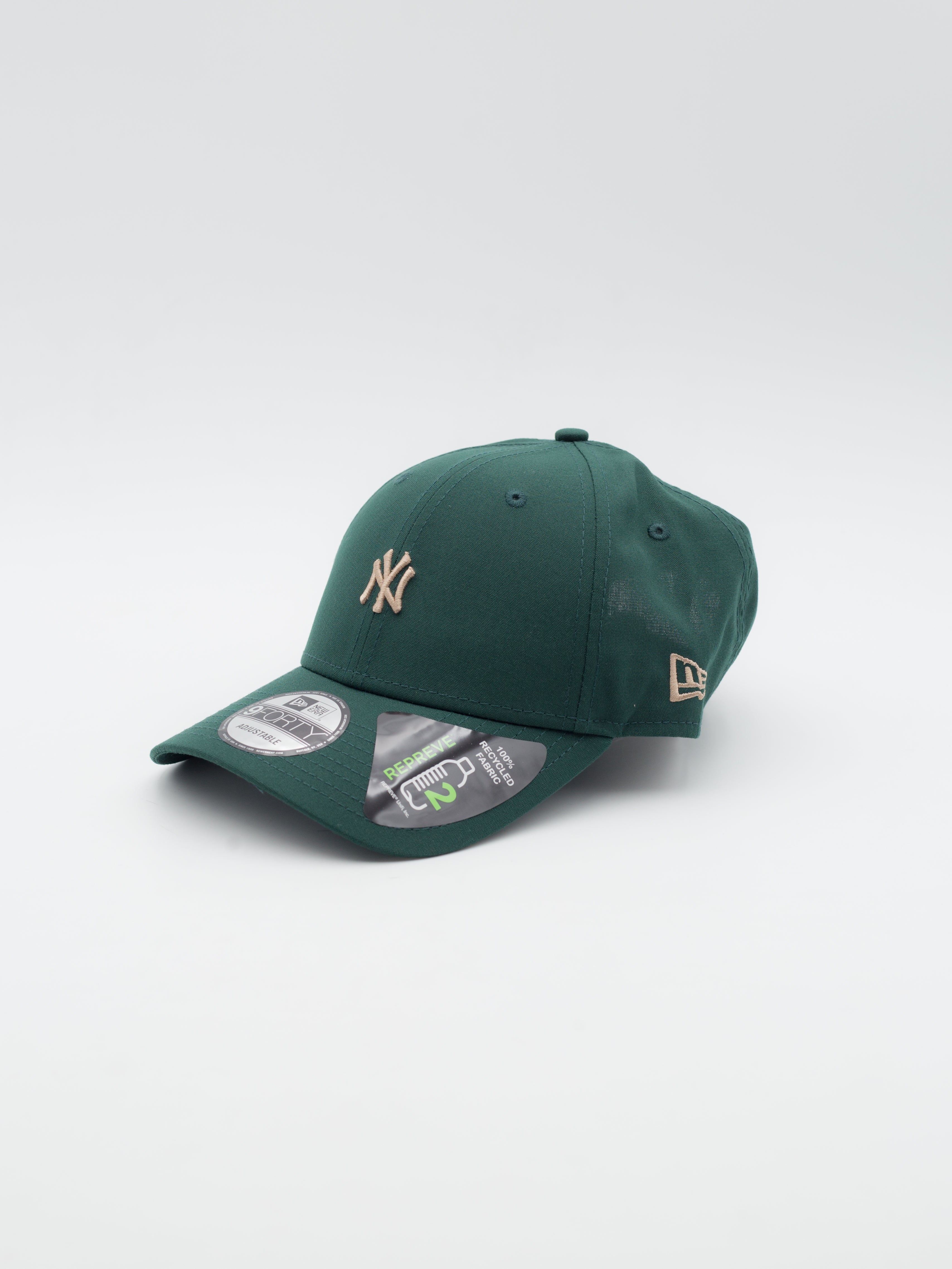 Dark Green Gorra New Era Yankees 59fifty 9FORTY Repreve Mini Logo