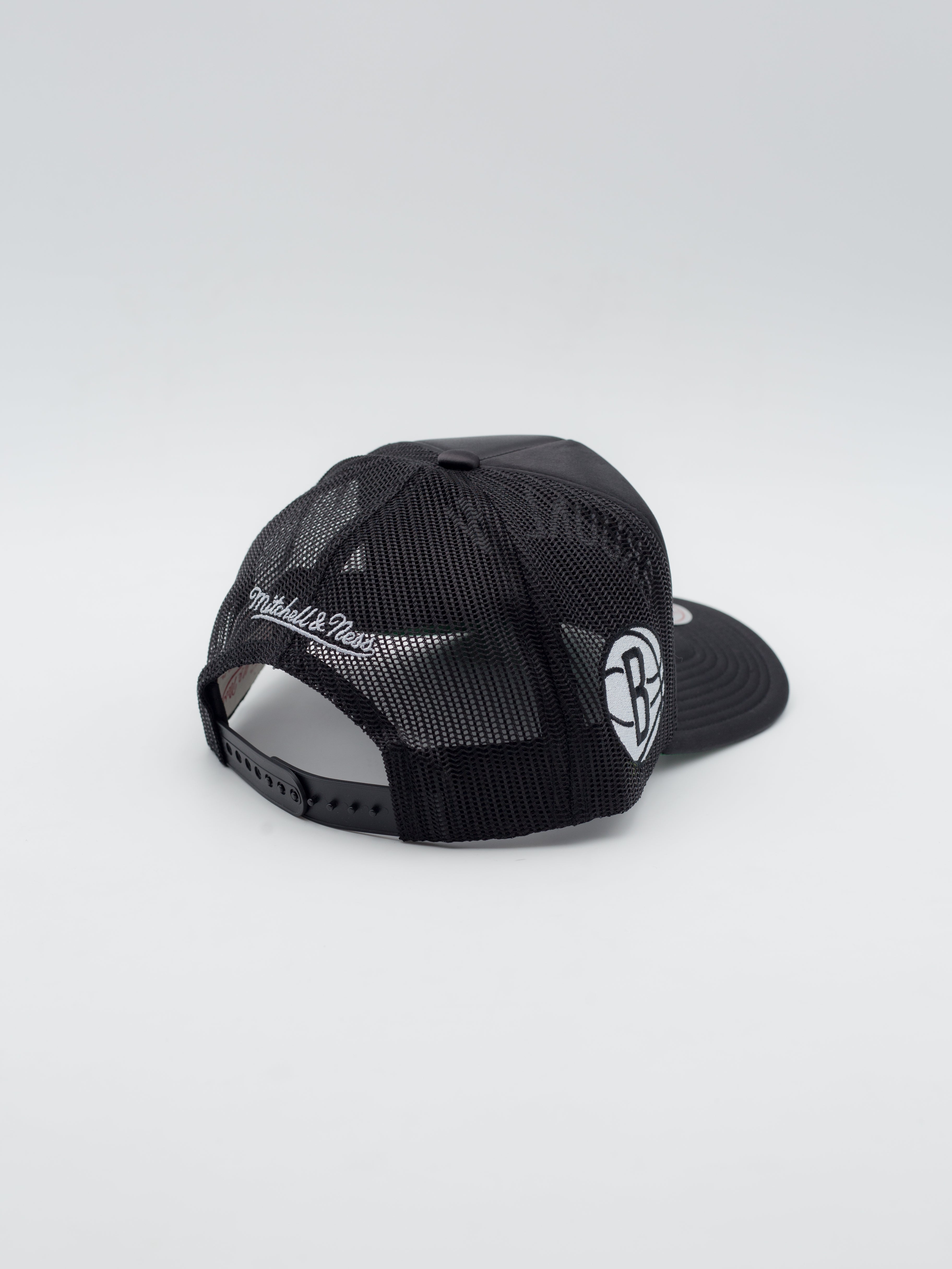 NBA Satin Brooklyn Nets Trucker