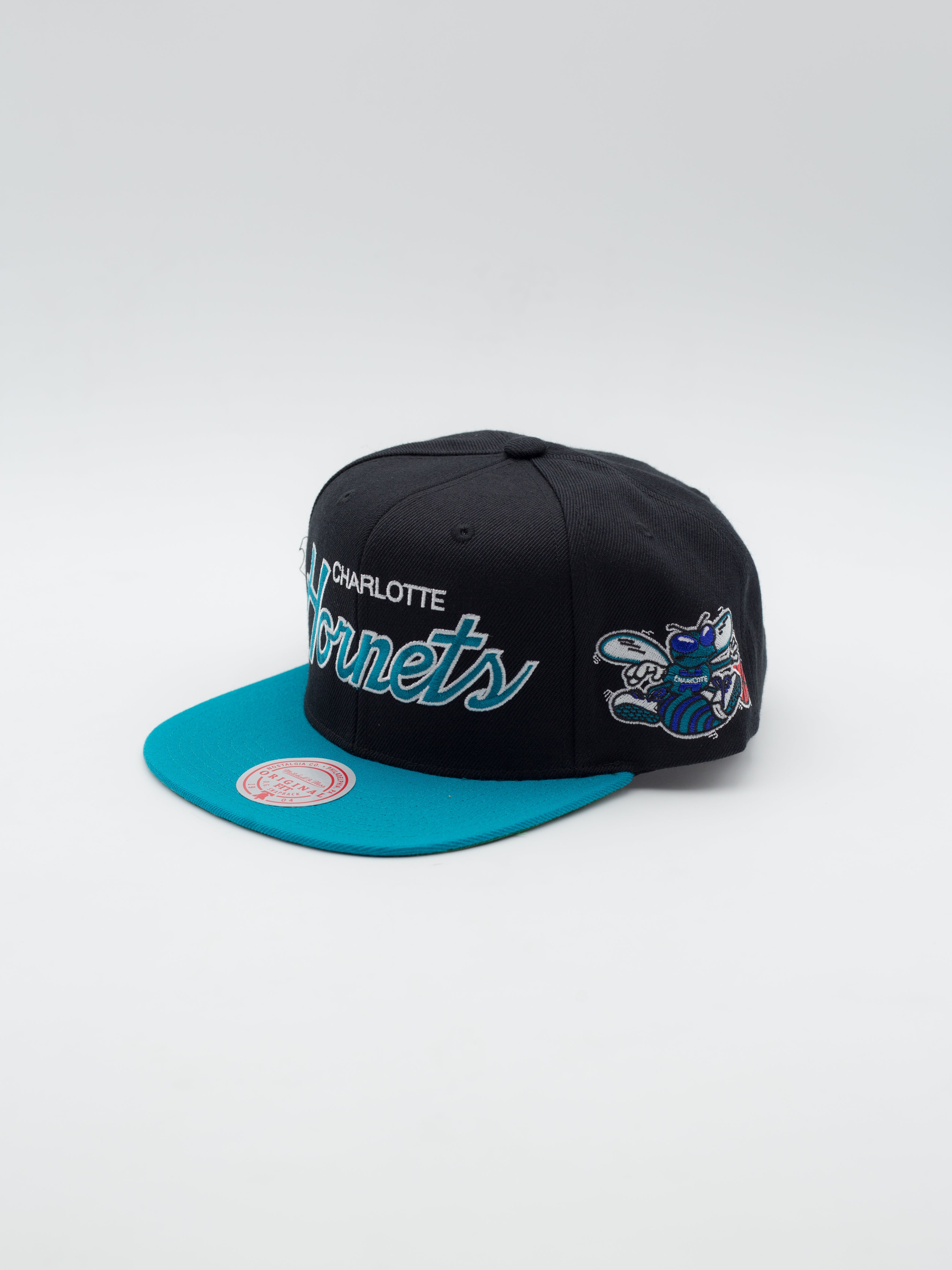 Team Script Charlotte Hornets Snapback Black/Blue La Tienda