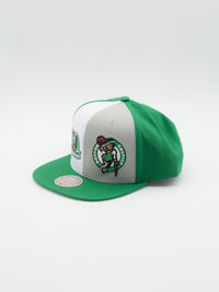 Casquette snapback contrastée naturelle Boston Celtics HWC