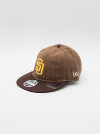 9FIFTY Wool Pinstripe San Diego Padres Retro Crown