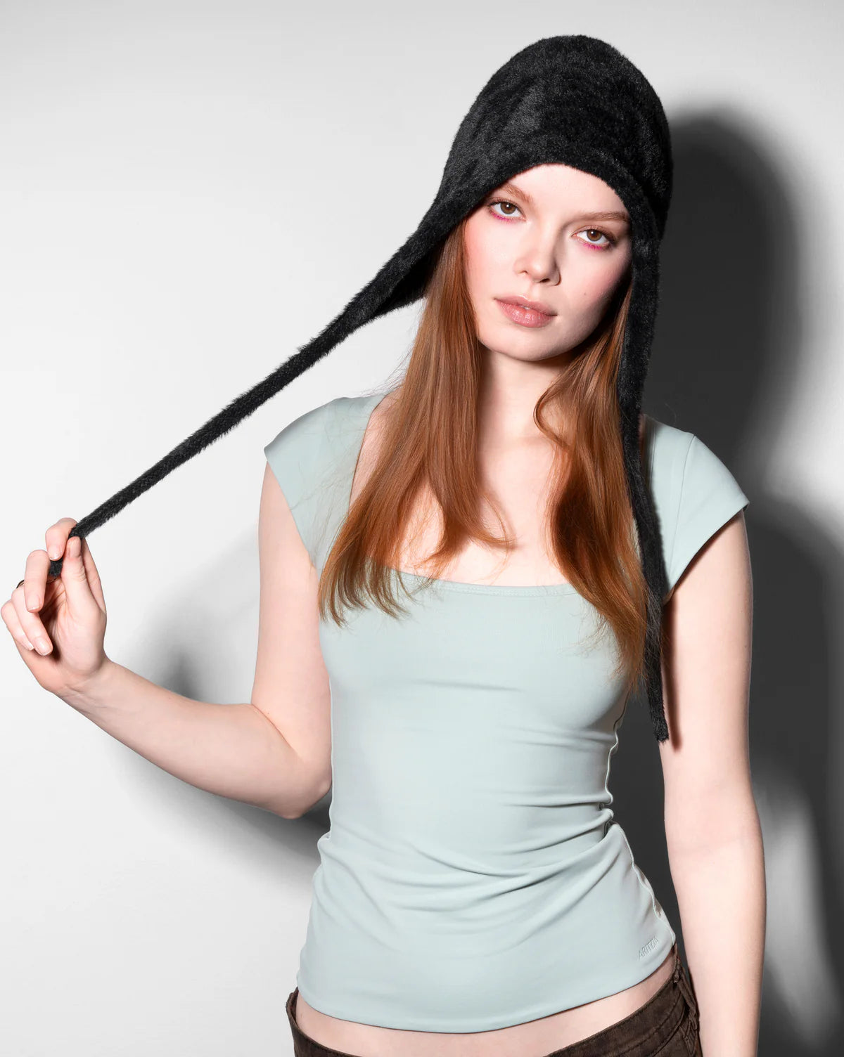 Faux Fur Knit Bonnet