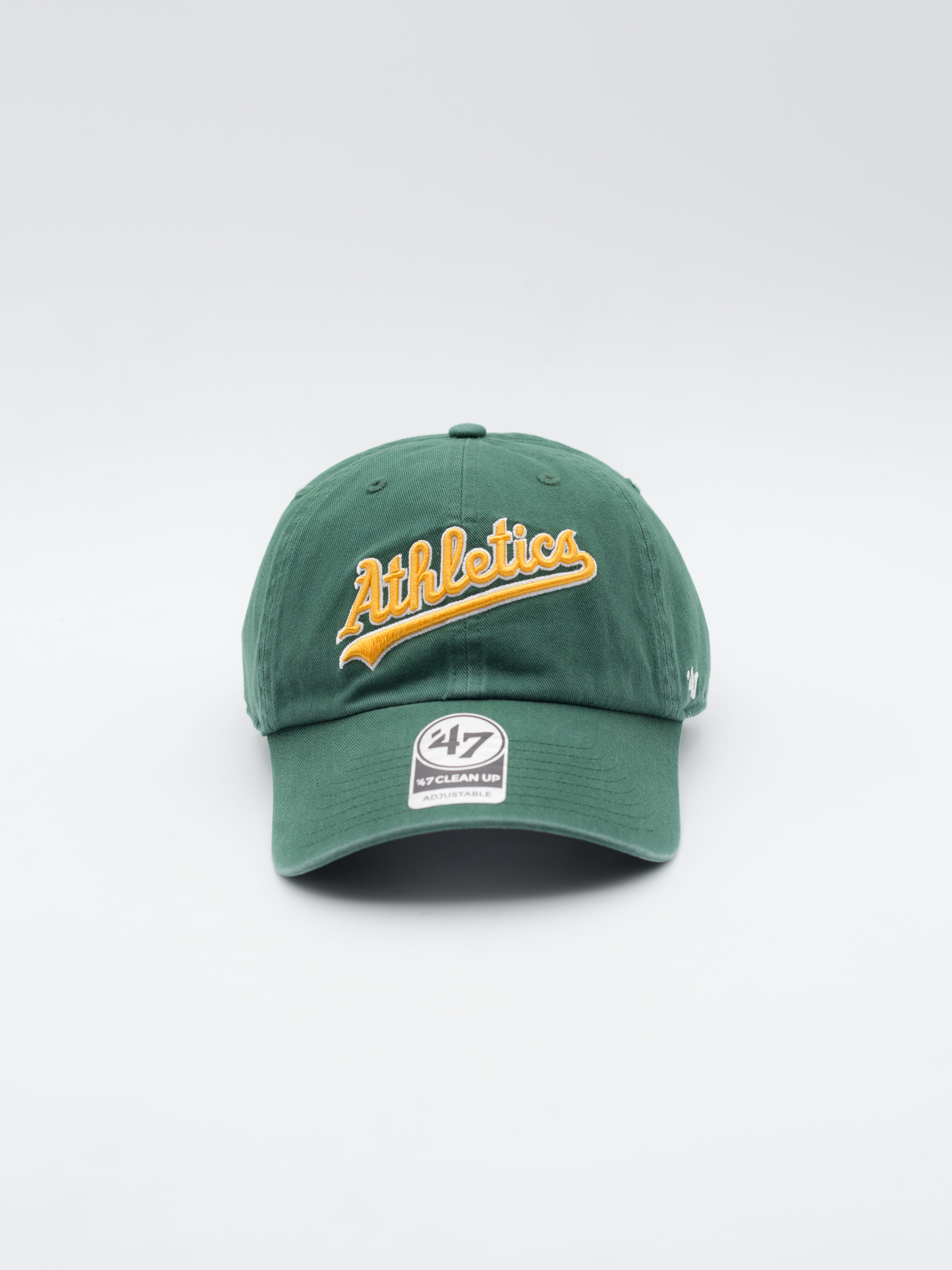 CLEAN UP Oakland Athletics Script Green