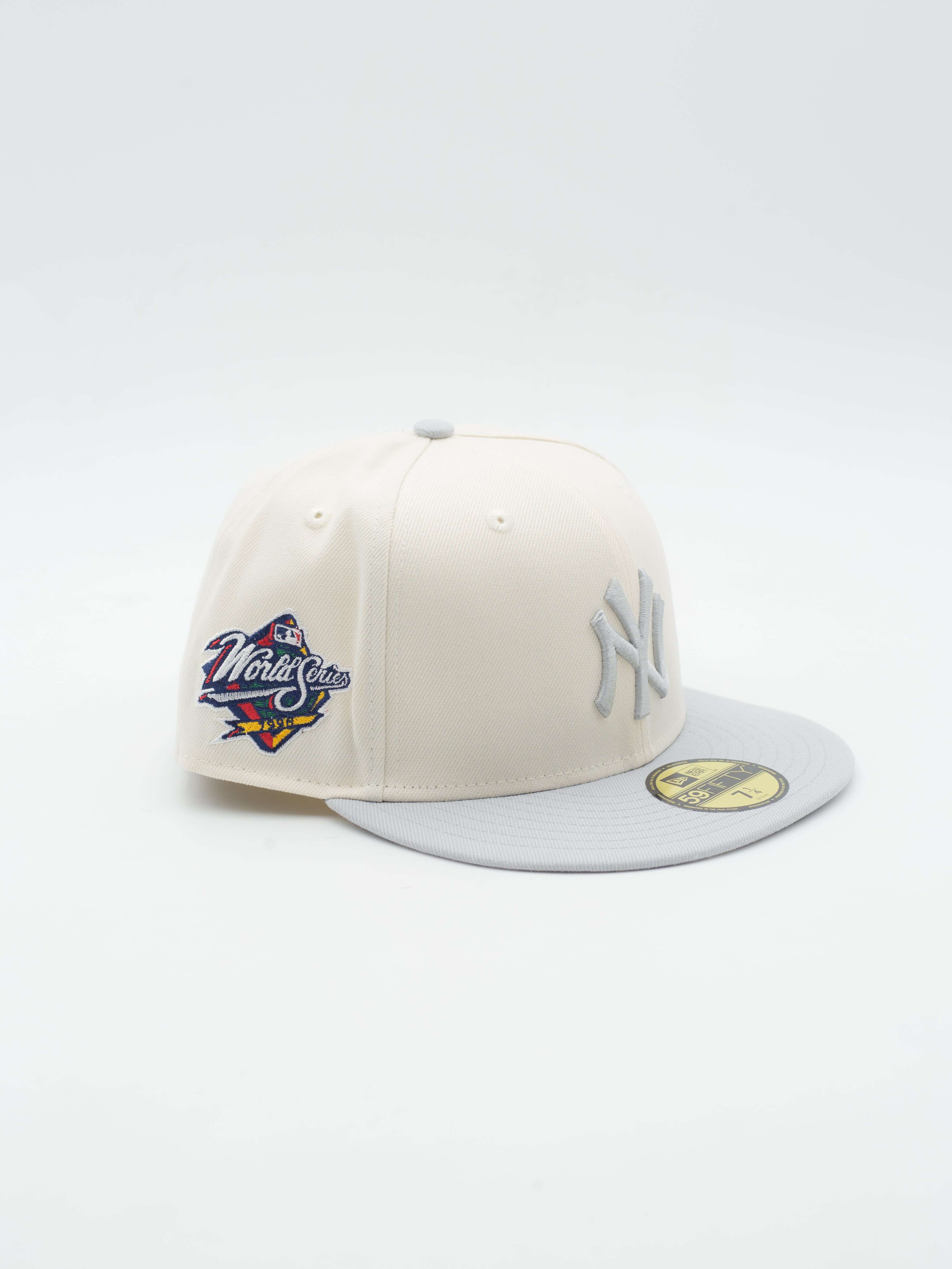 59Fifty Team Colour Side Patch New York Yankees Gray