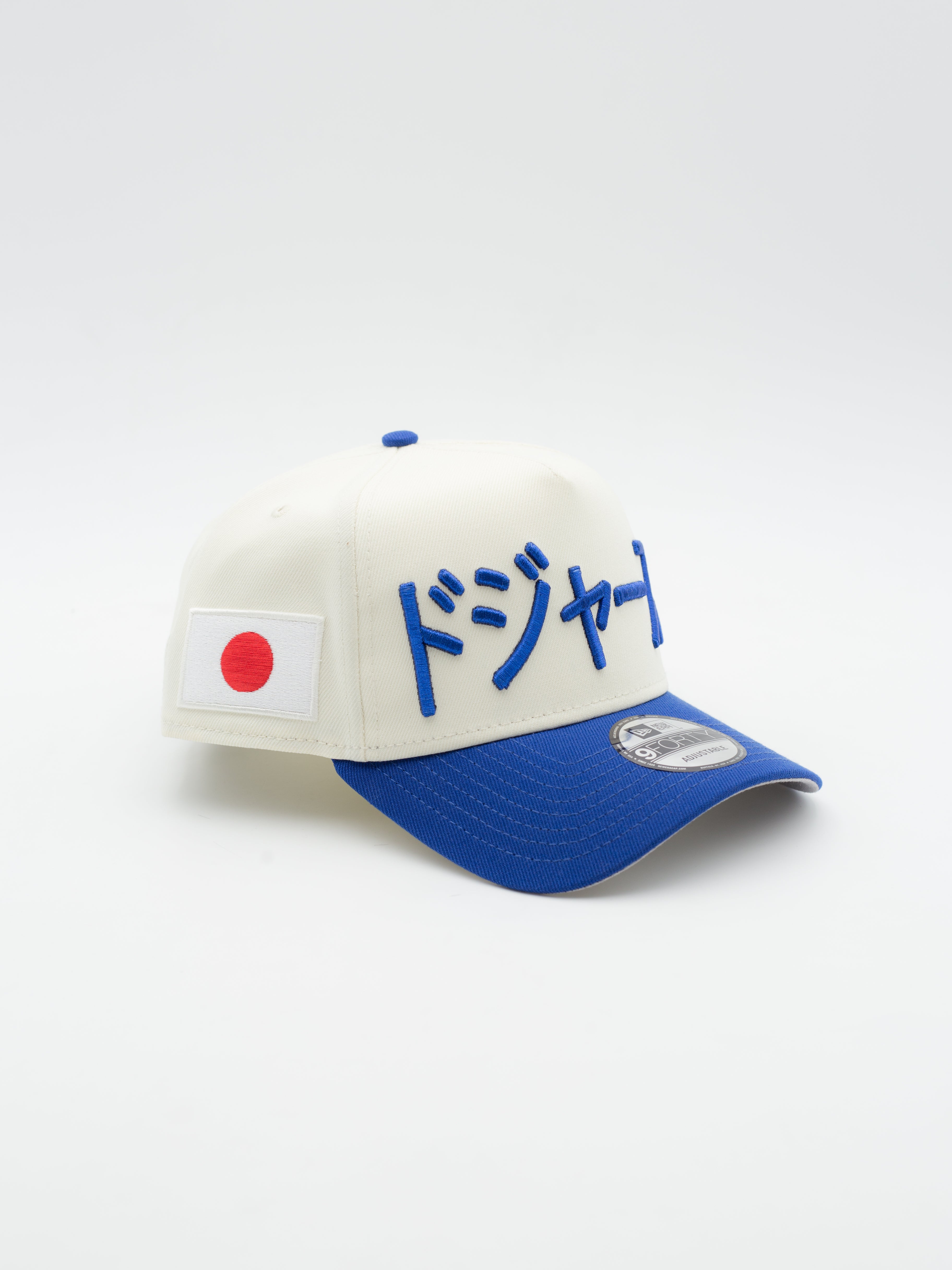 9FORTY A-Frame Los Angeles Dodgers Kanji Cream/Blue