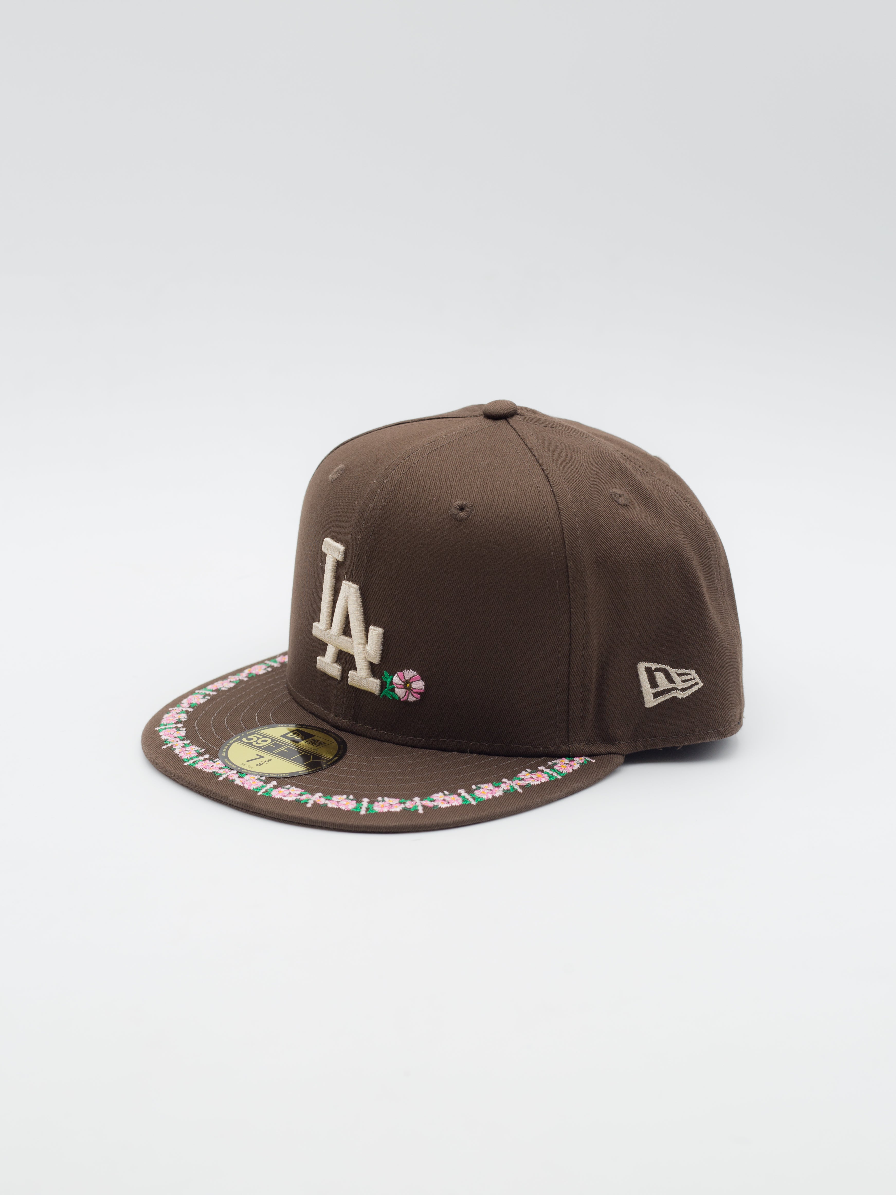 59Fifty Floral Border Los Angeles Dodgers