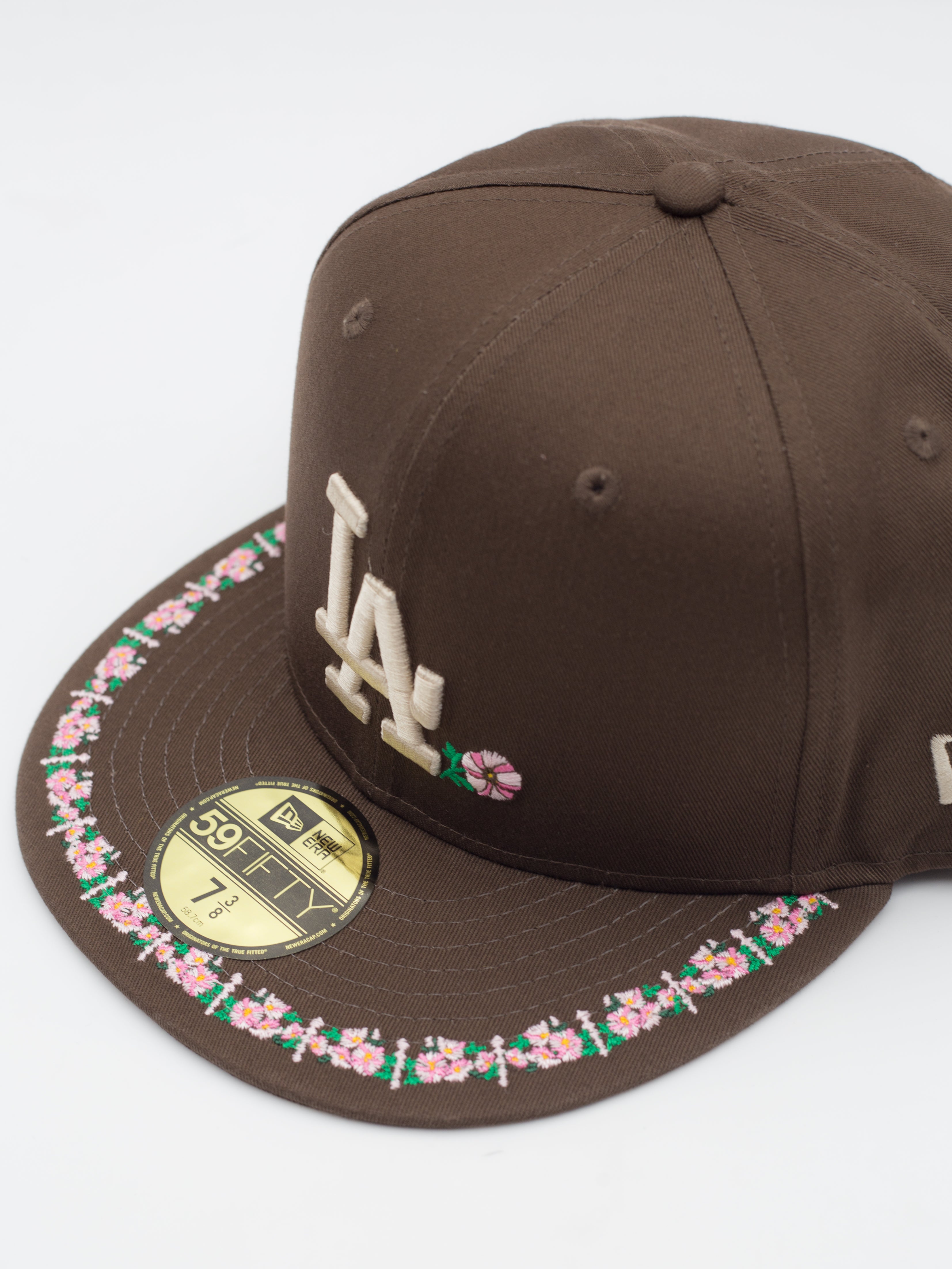 59Fifty Floral Border Los Angeles Dodgers