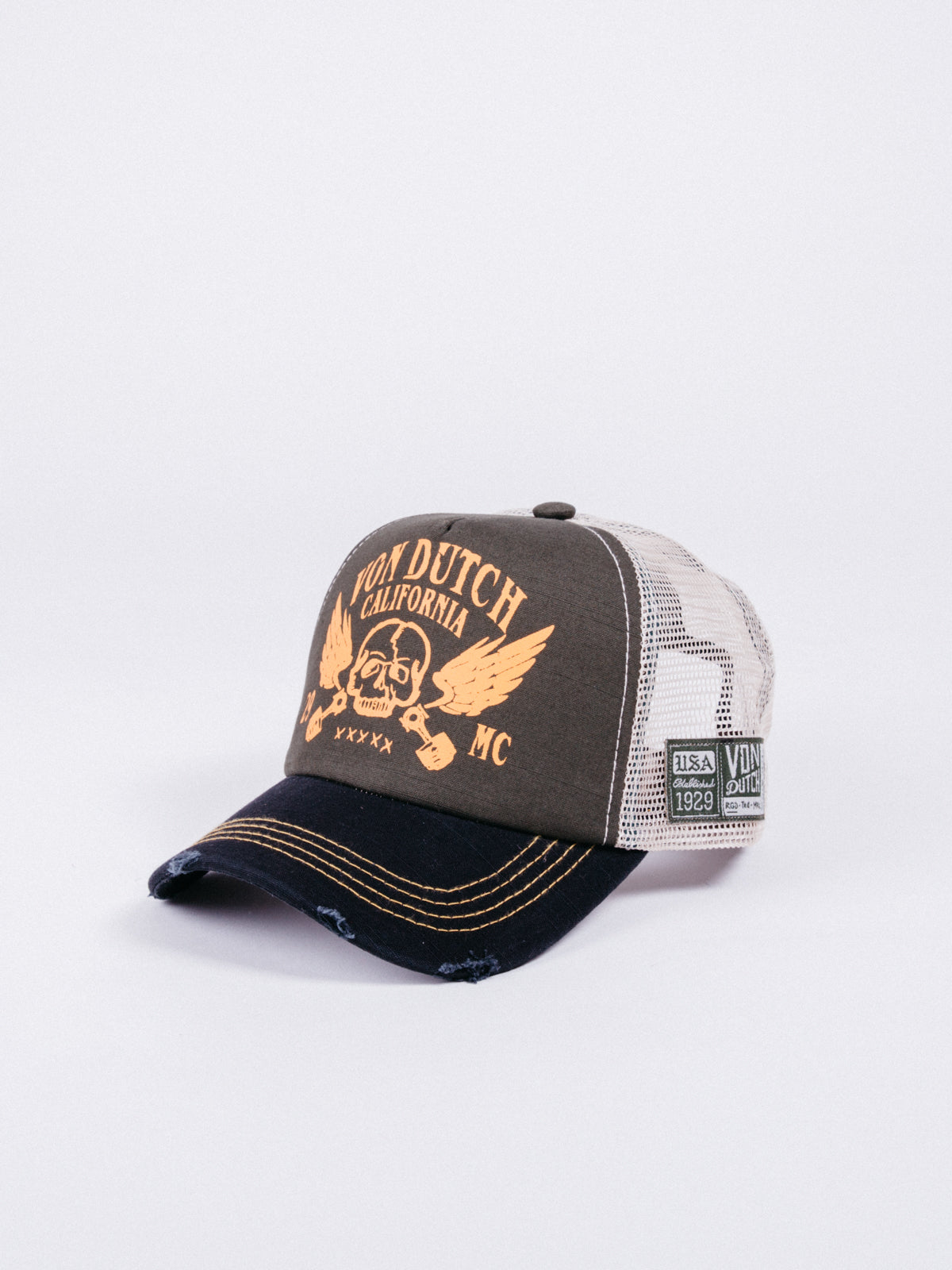 Gorra Crew5 Trucker Green/Black/Beige - La Tienda de las Gorras