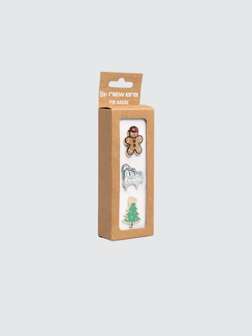 Pin Pack Gingerbread Man/Iced Flag/Xmas Tree