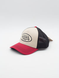 TERRY/01 Trucker Beige/Rouge/Bleu