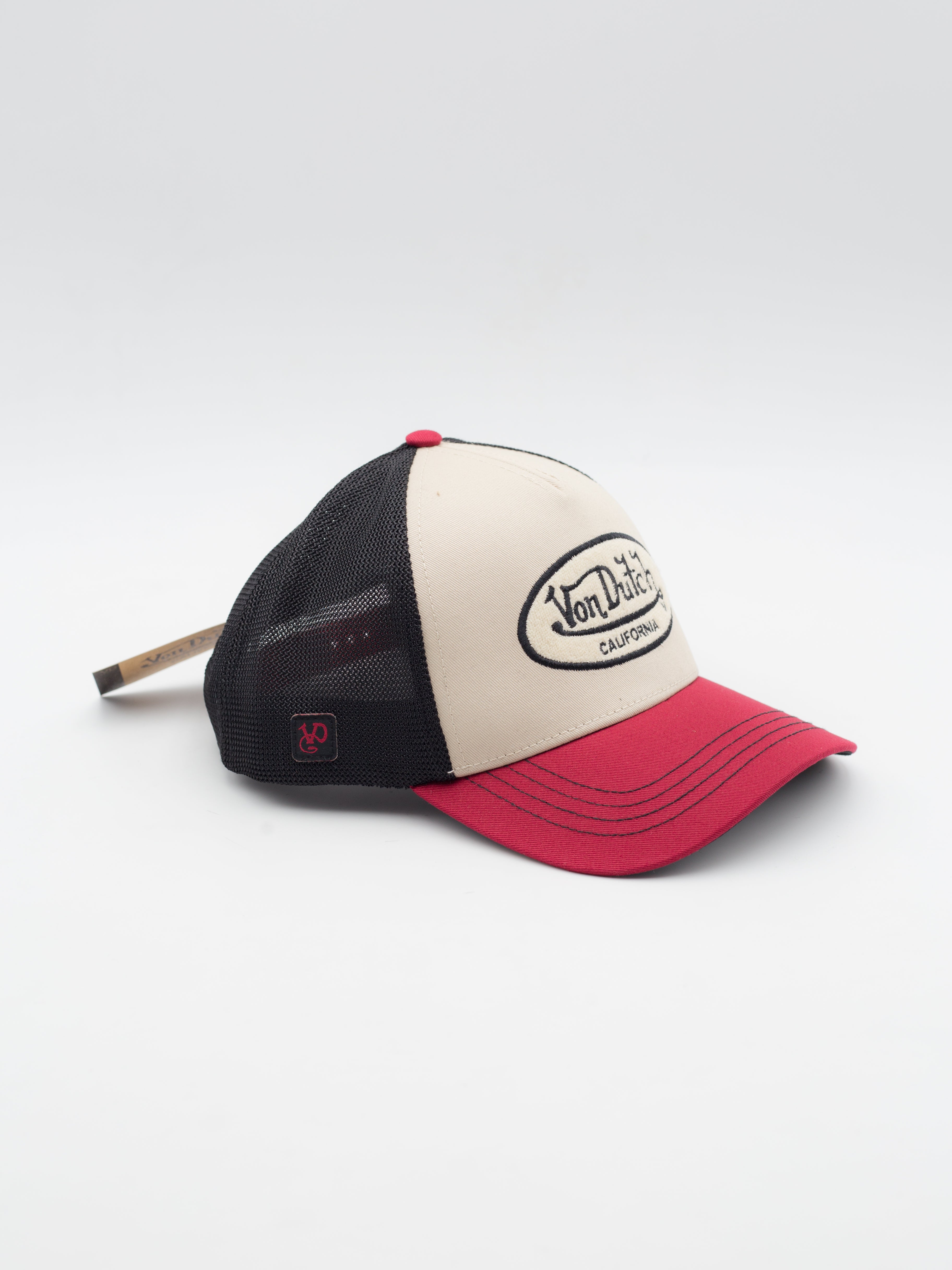 TERRY/01 Trucker Beige/Rouge/Bleu