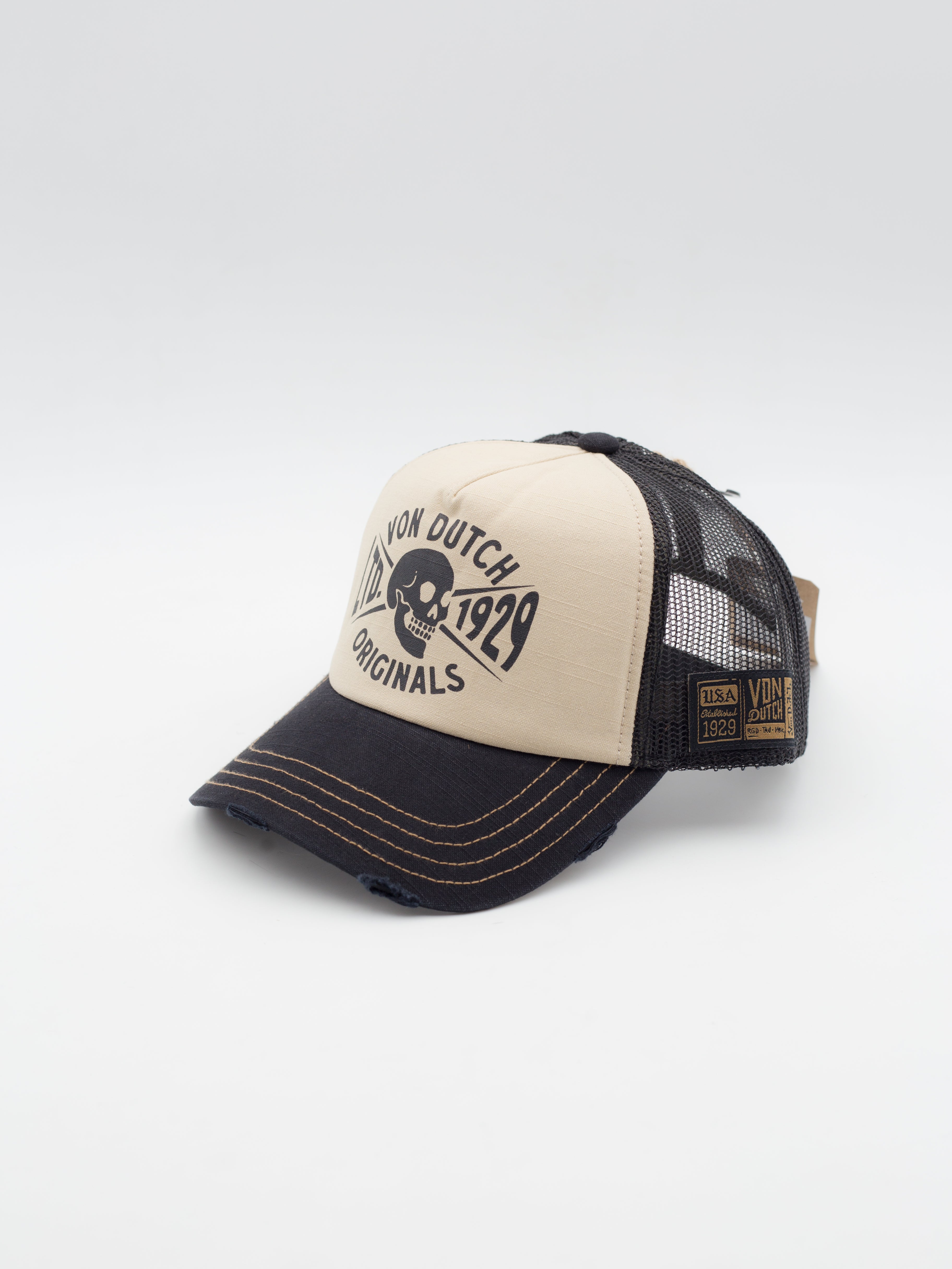 CREW/28 Trucker Black/Beige