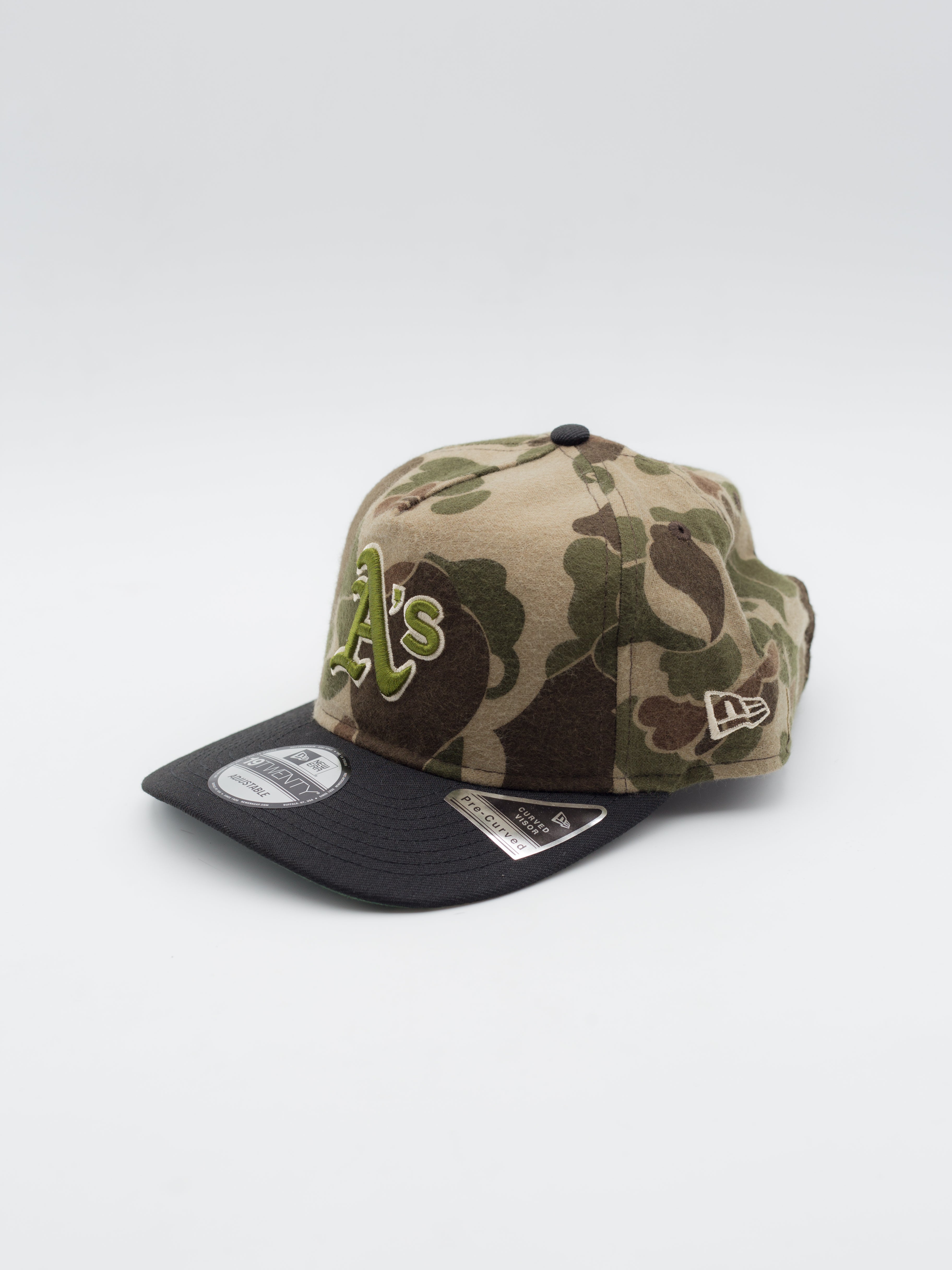 19TWENTY Three Looms x New Era Wool Duck Camo Oakland Athletics