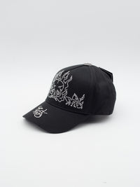 Flaming Skull Dad Hat