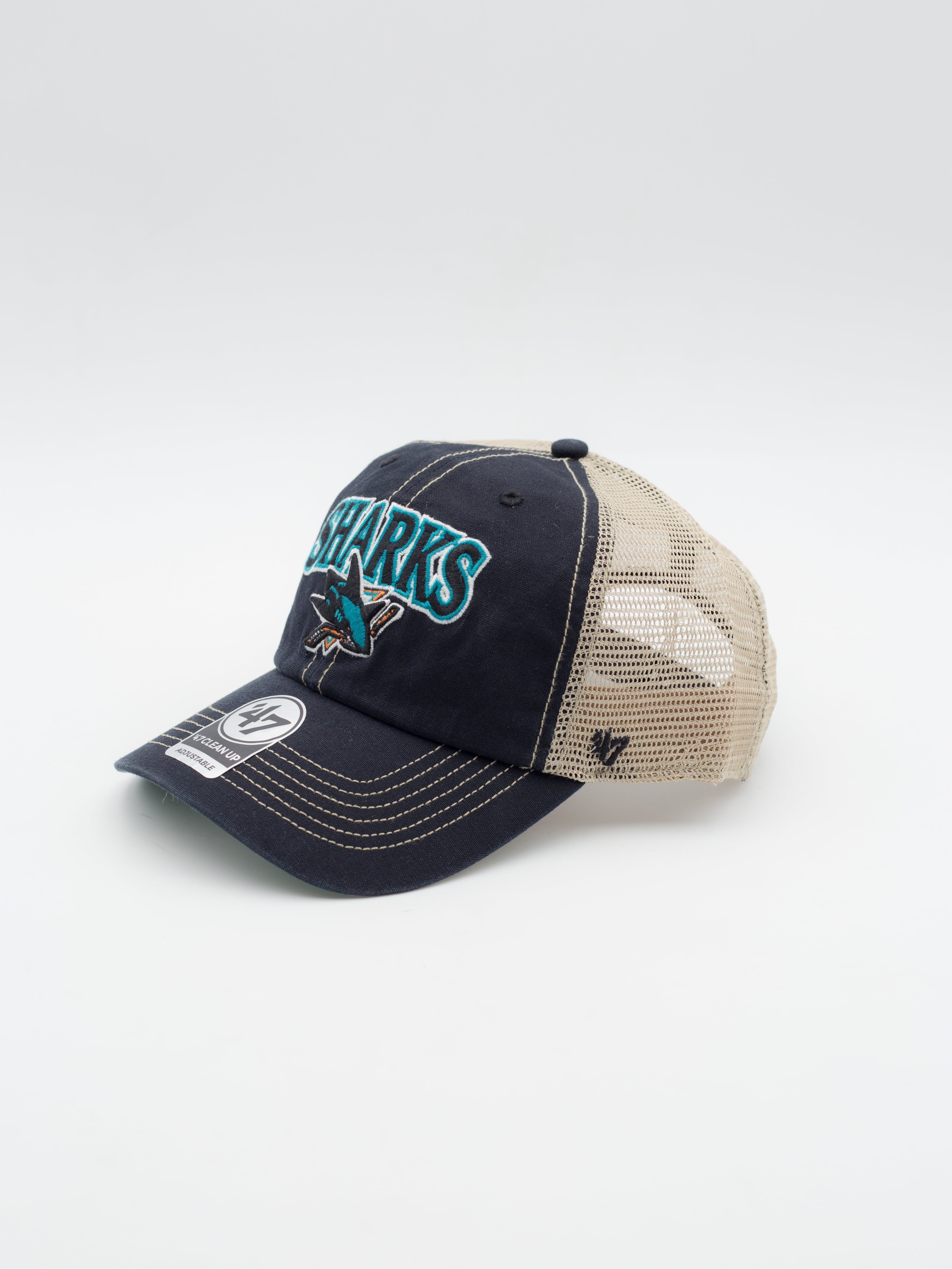 BRANSON CLEAN UP Toscaloosa San Jose Sharks Trucker Black