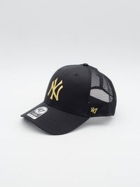 BRANSON MVP Metallic New York Yankees Trucker Black