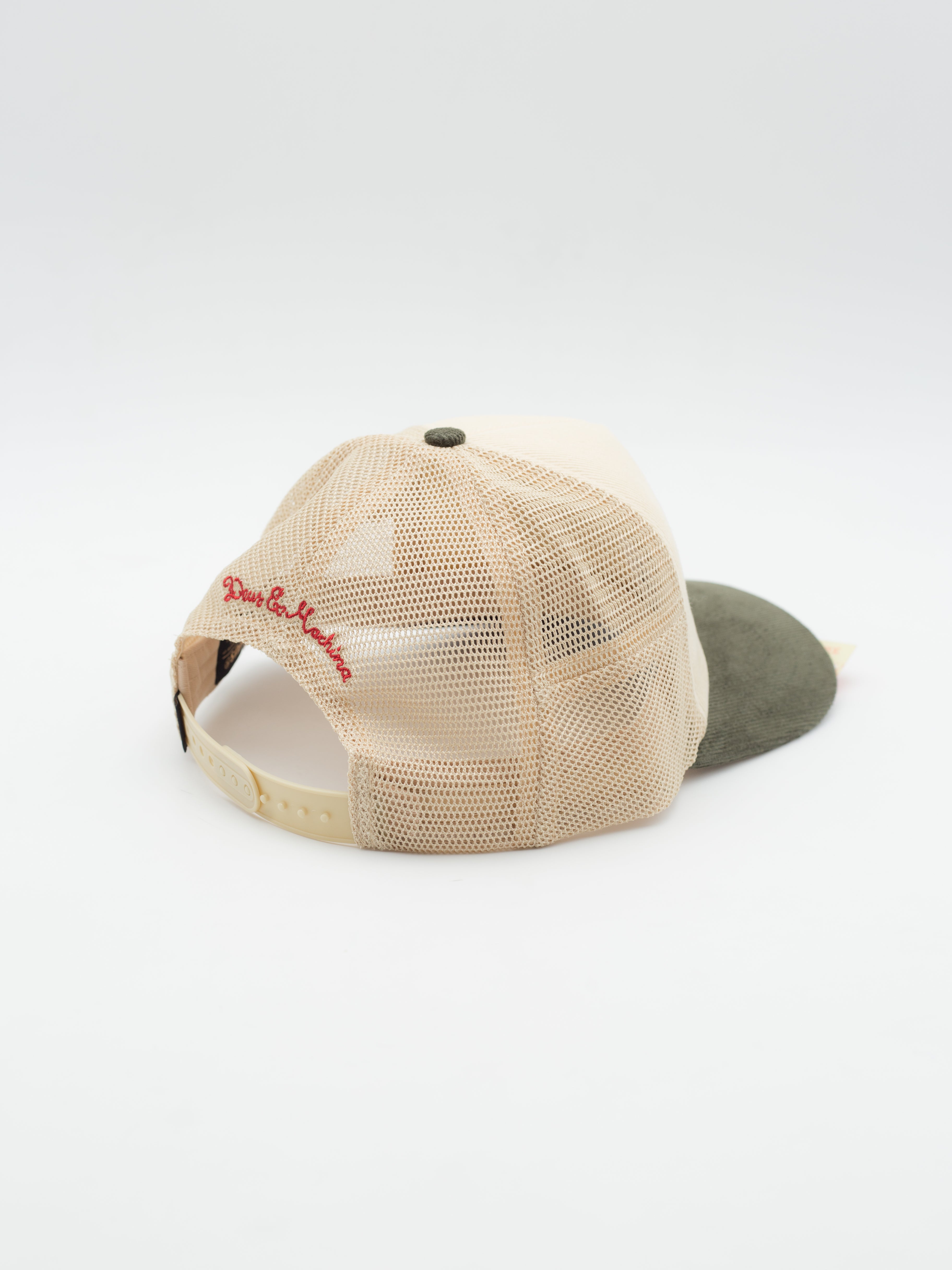 Gumshoe Corduroy Trucker Beige/Green