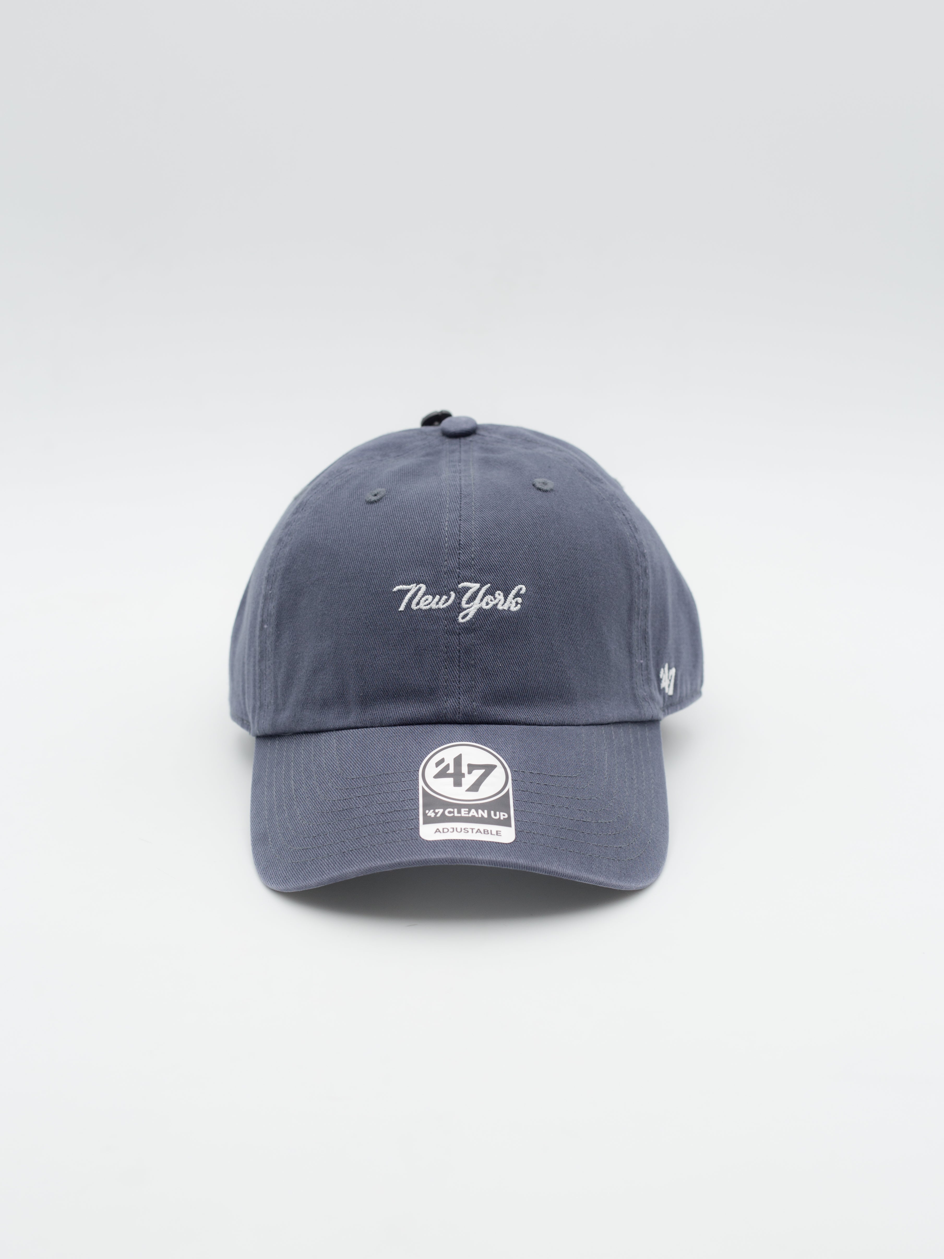 CLEAN UP New York Yankees Script Vintage Navy