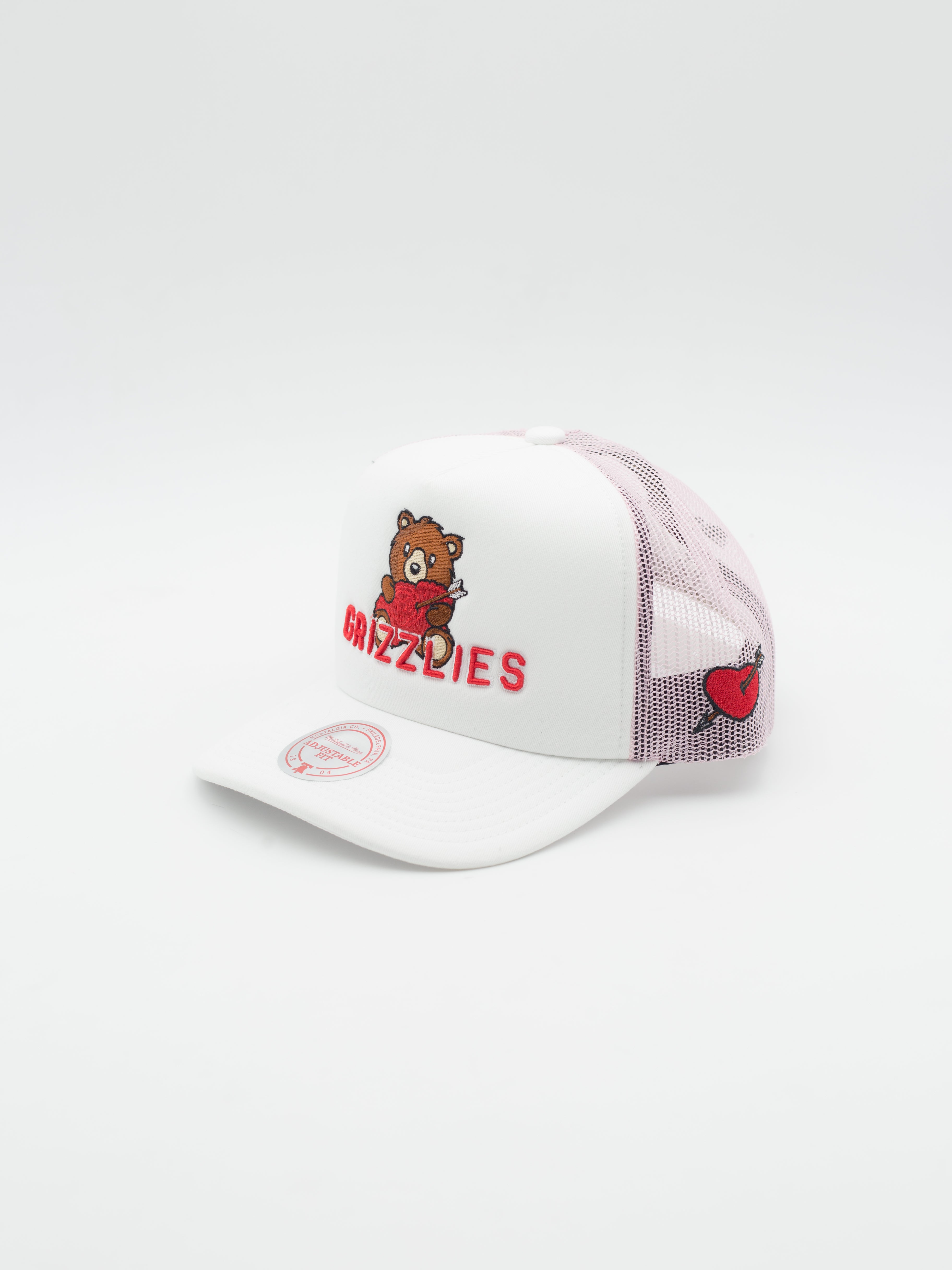 Much Love Vancouver Grizzlies Trucker White/Pink