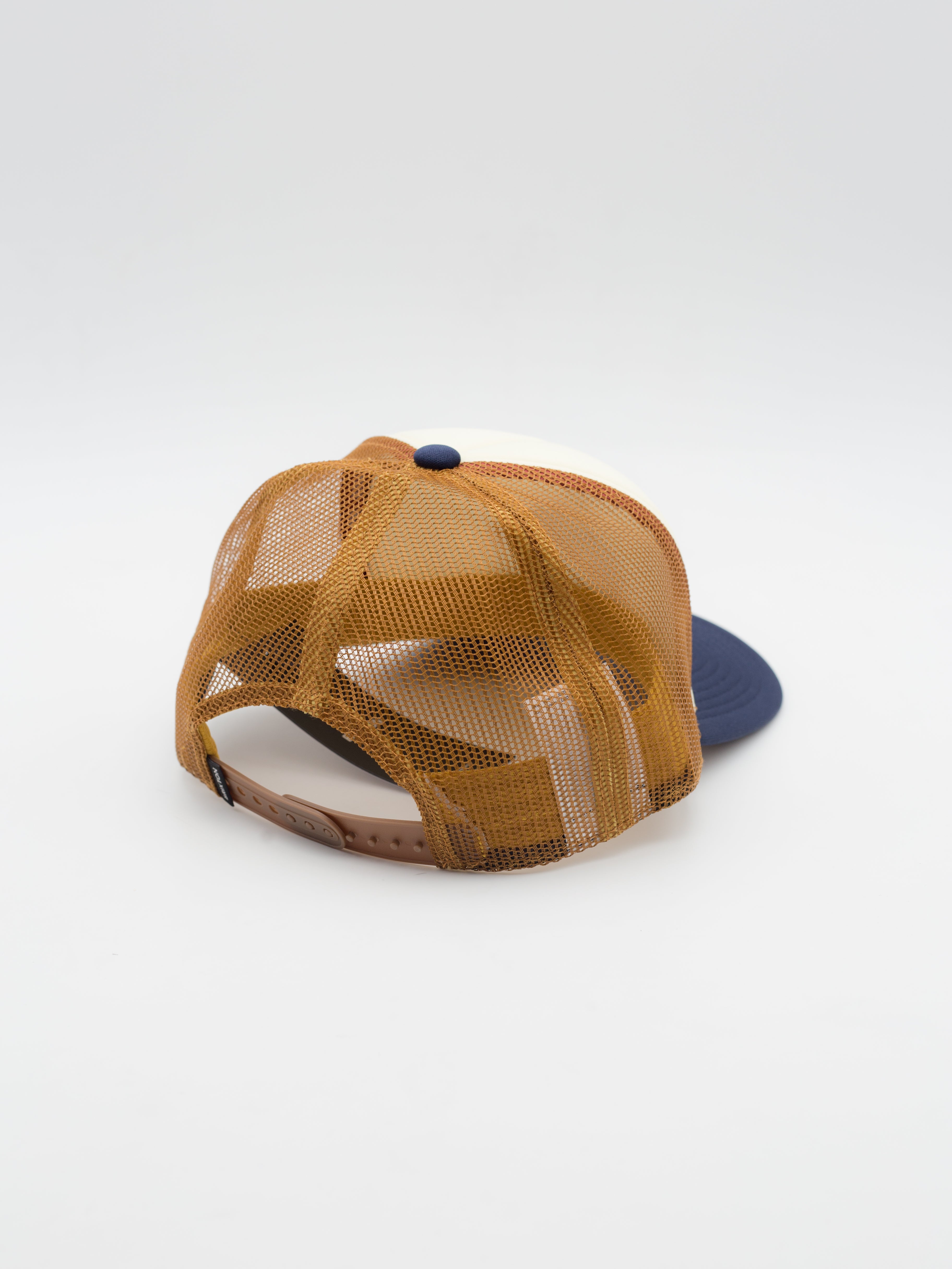Mid Century Ranch Beige/Navy/Brown Trucker