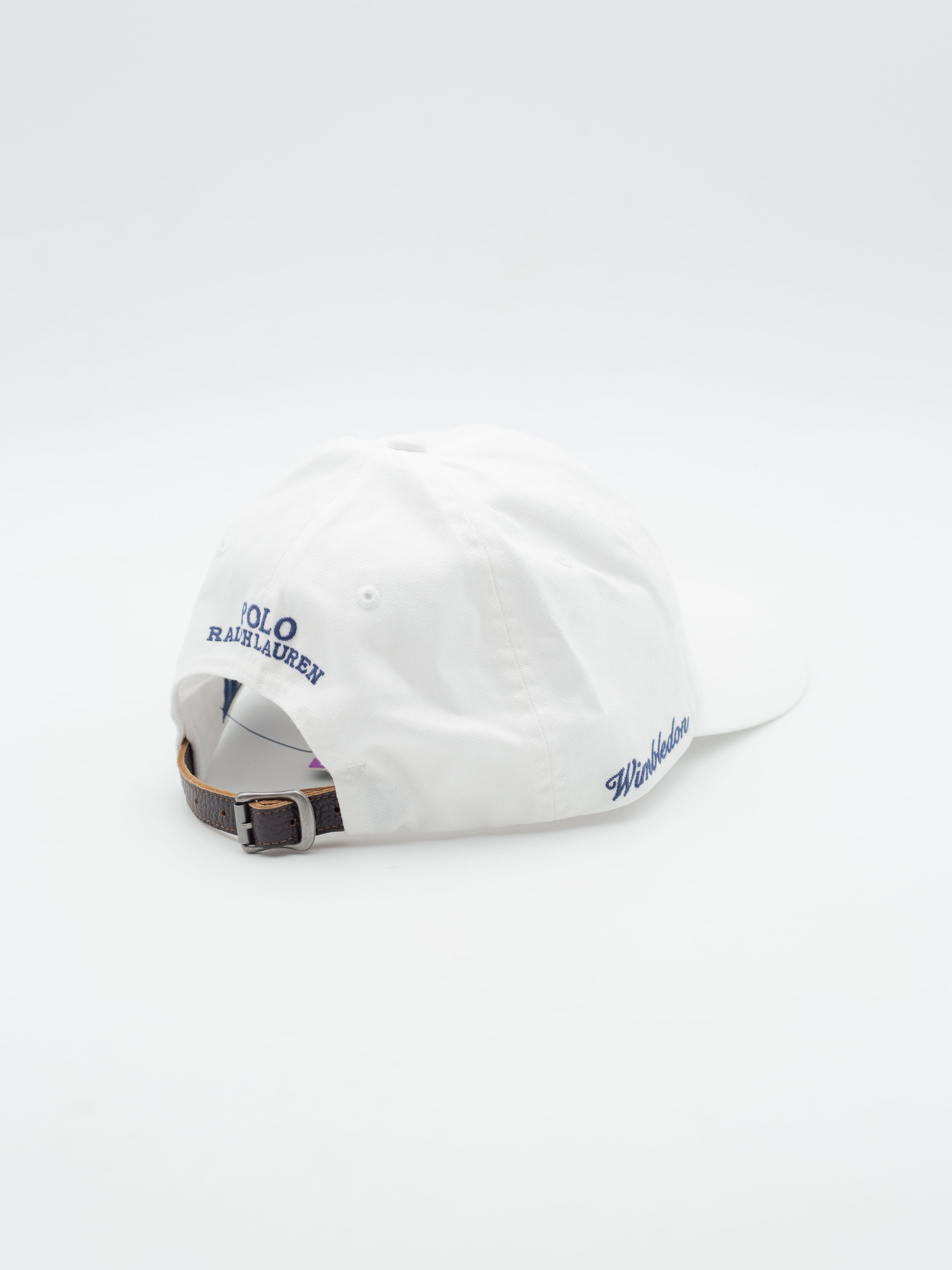Polo Bear "Wimbledon" Twill Dad Hat White