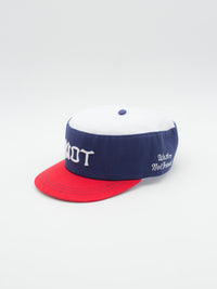 Not Pillow Hat Pillbox White/Red/Blue