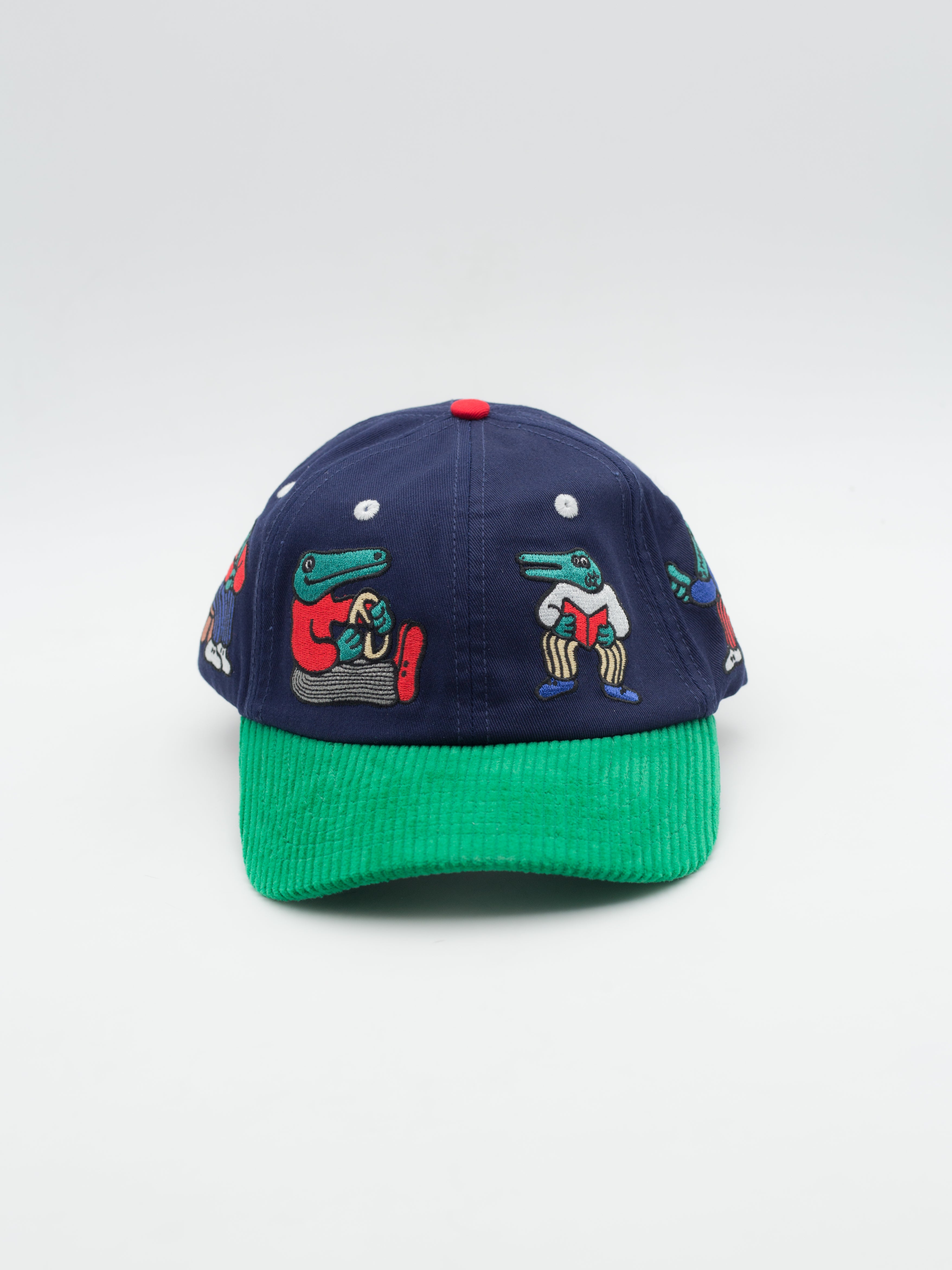 Crocodile Dad Hat Navy/Green