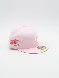 59FIFTY World Series Oakland Athletics Pink/Red
