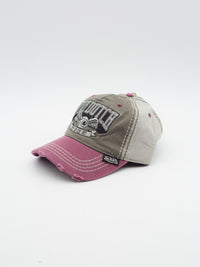 RETRO/17 Dad Hat Grey/Burgundy