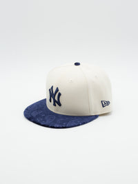59FIFTY Paisley Visor New York Yankees Beige/Navy