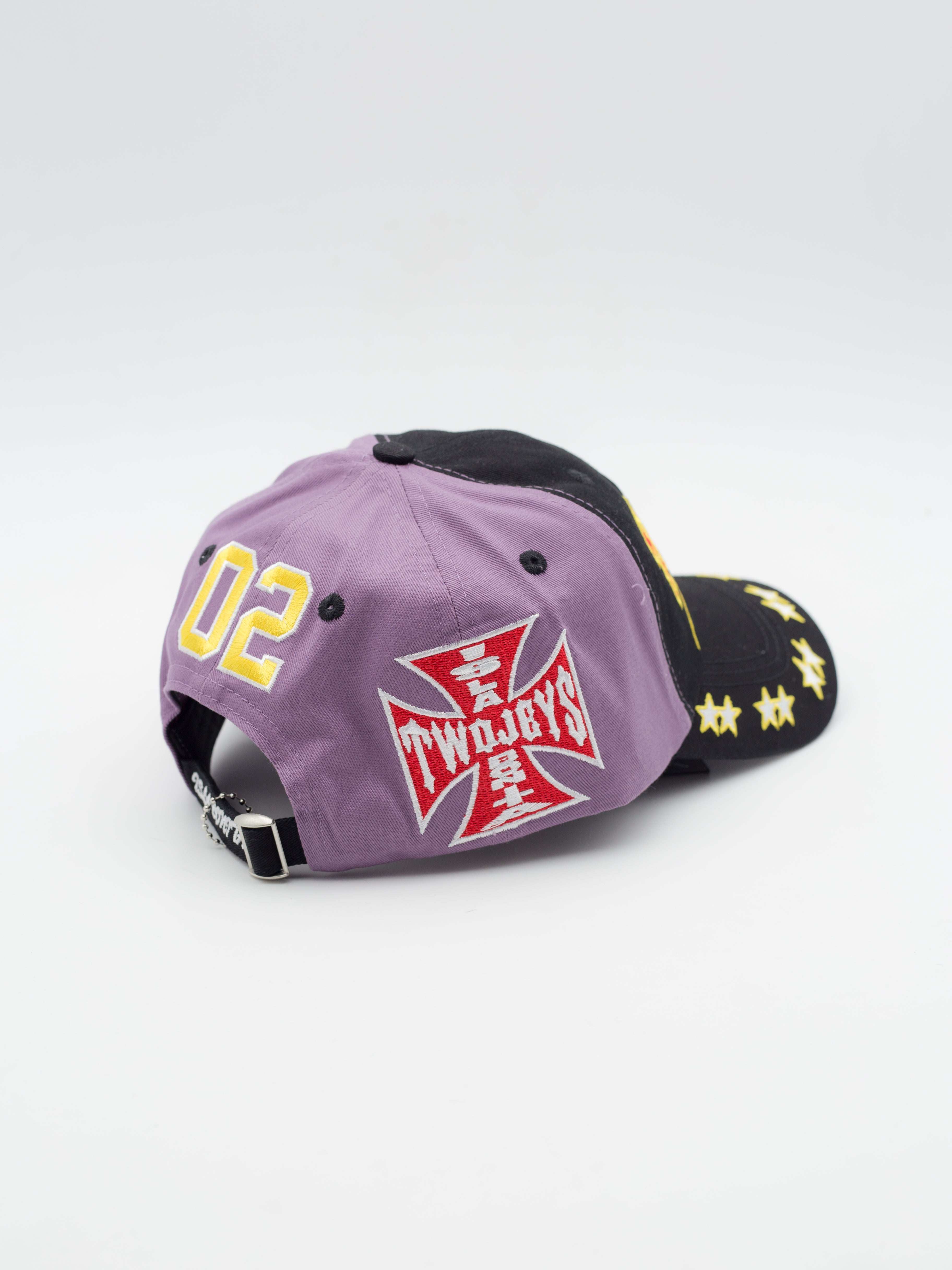 Embroidered Purple Dad Hat