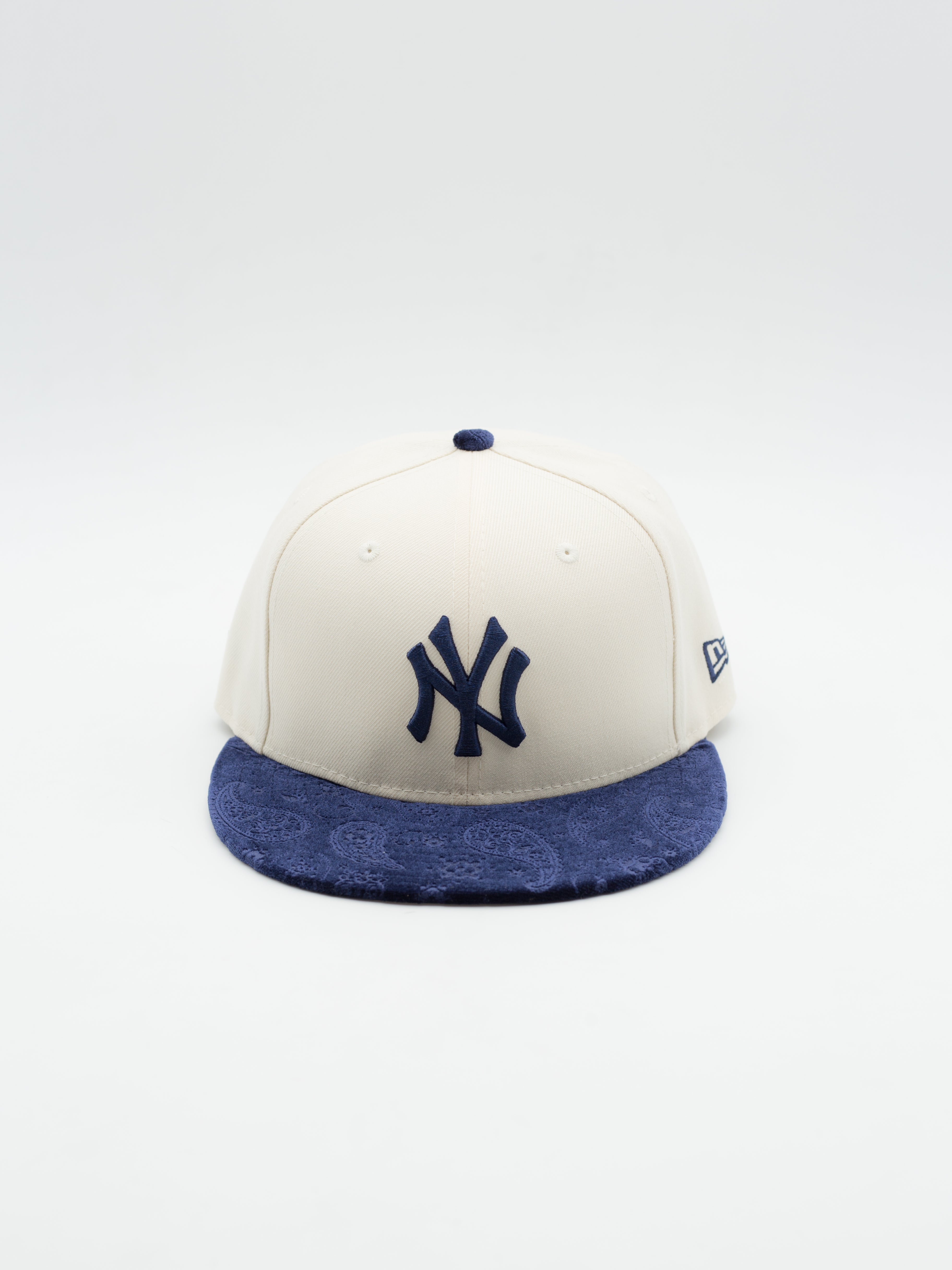59FIFTY Paisley Visor New York Yankees Beige/Navy