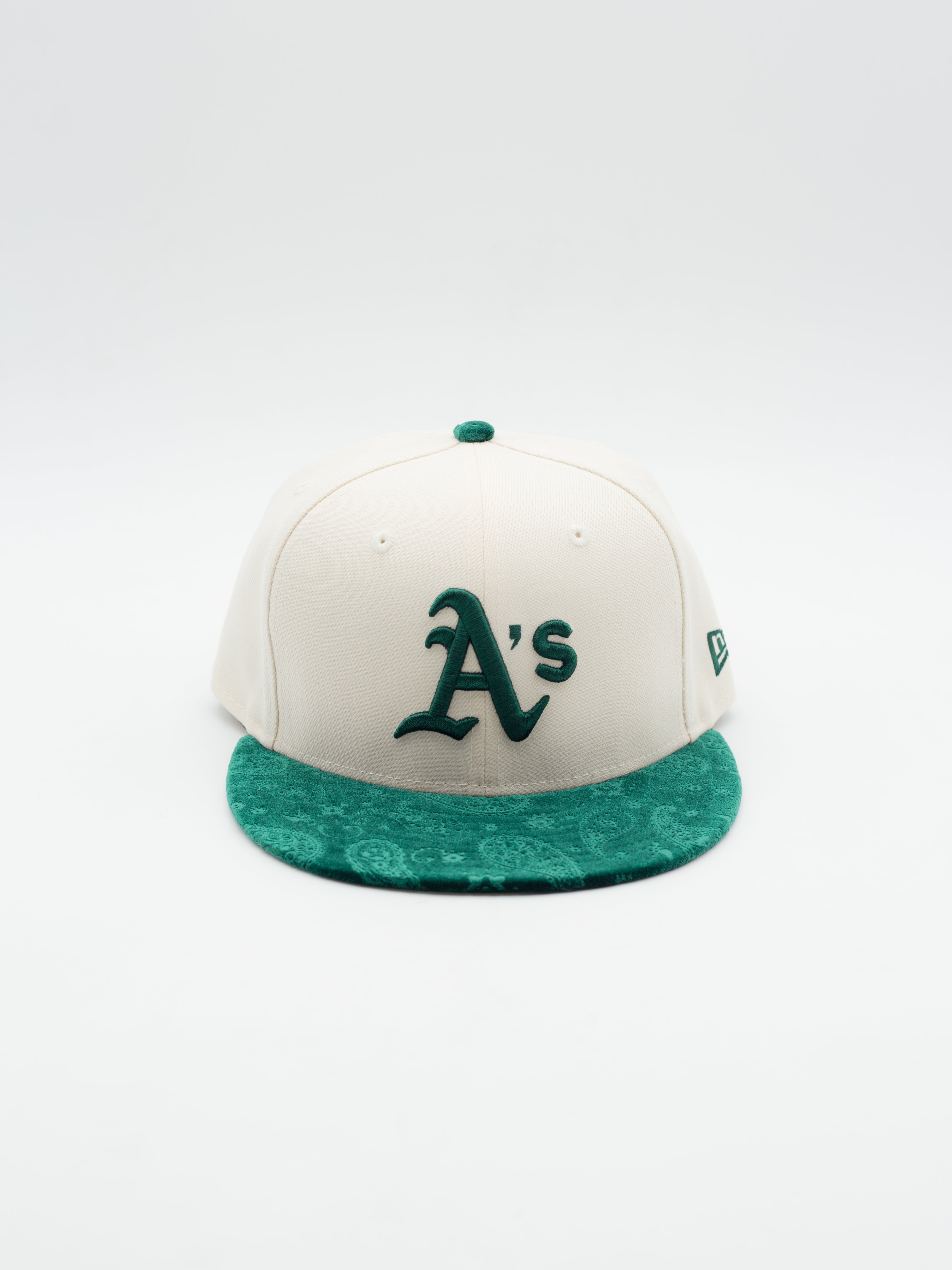 59FIFTY Paisley Visor Oakland Athletics Beige/Green