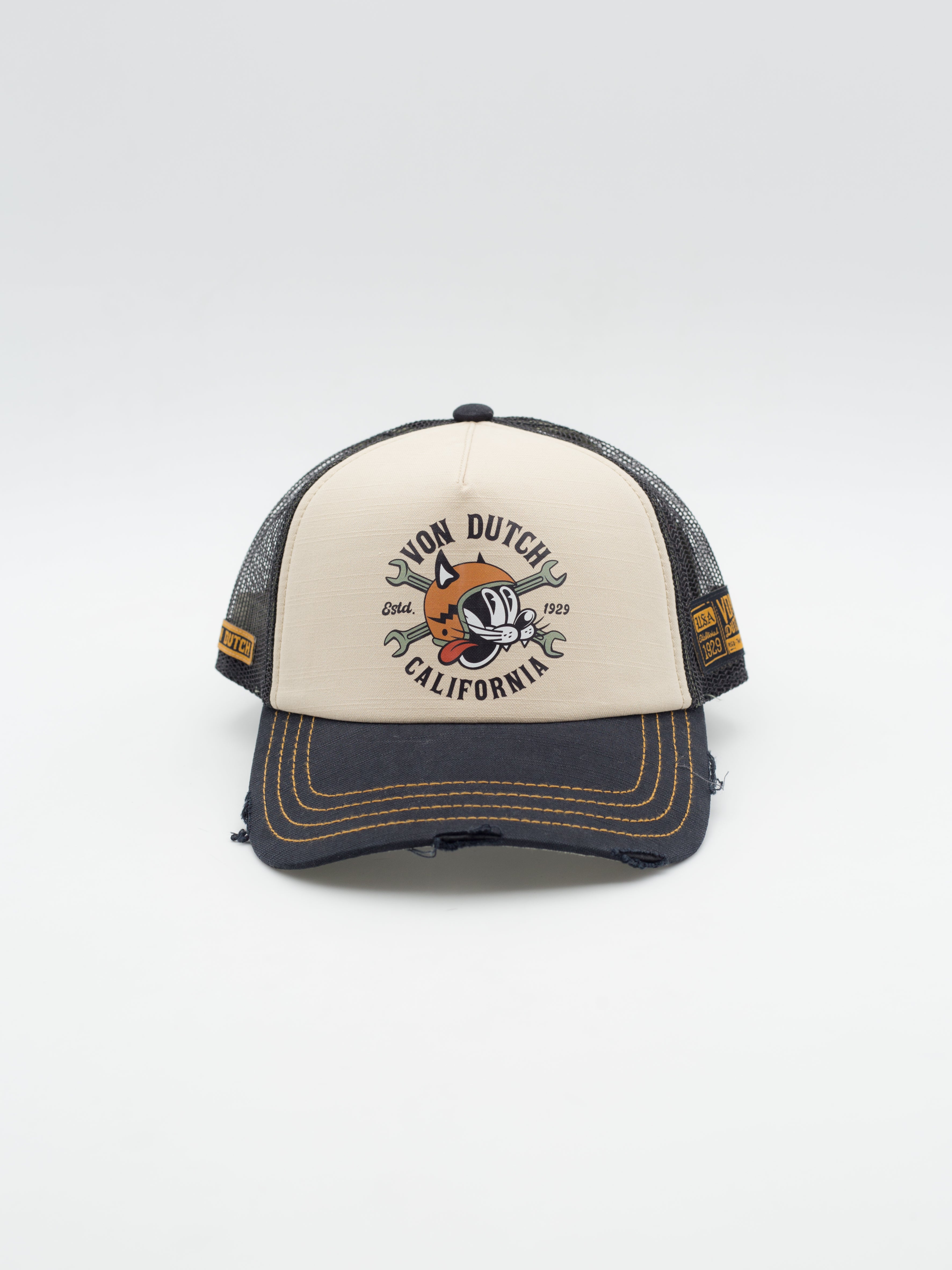 CREW/37 Trucker Black/Beige