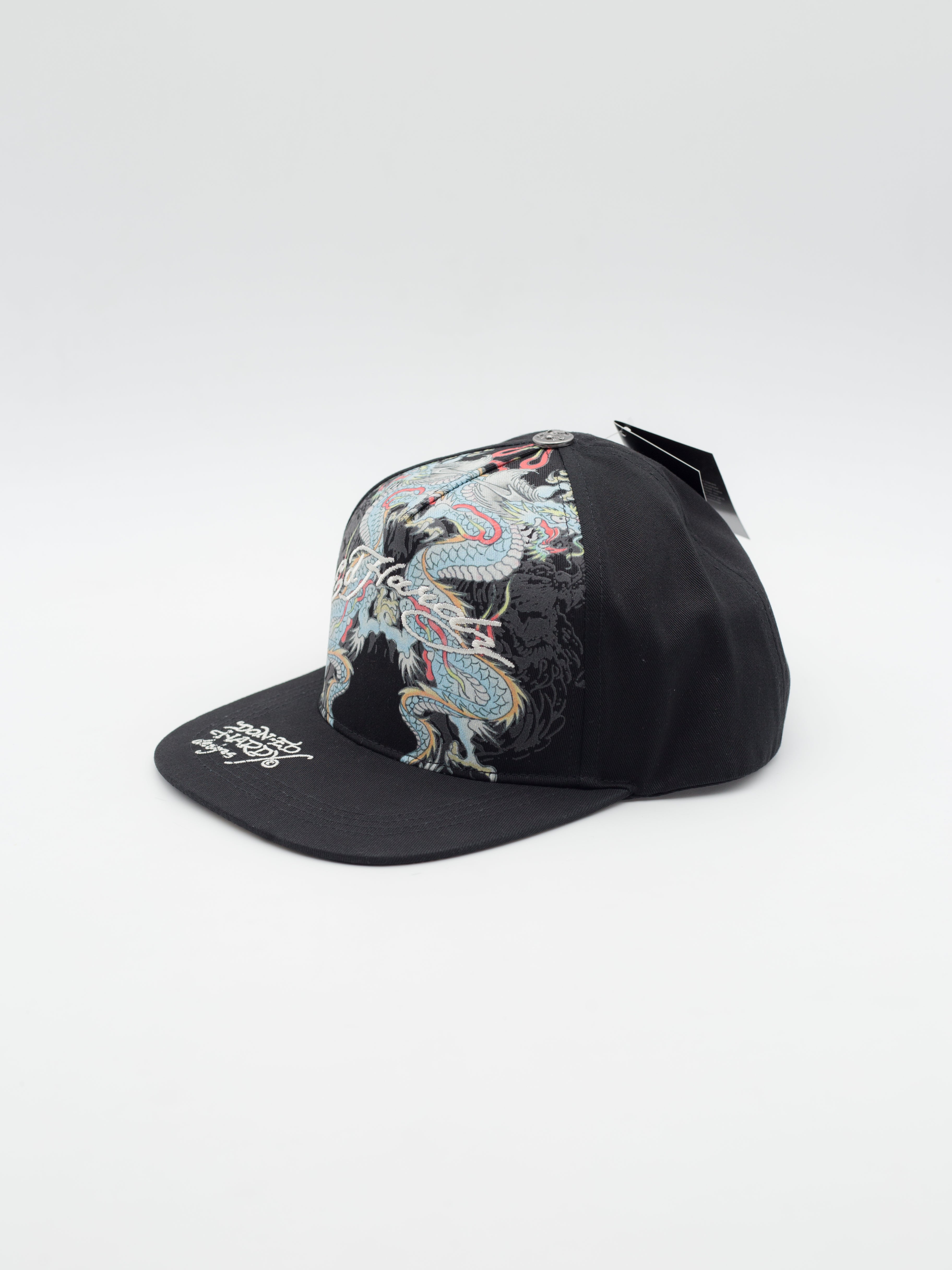 Battle Dragon 5 Panel Snapback Black