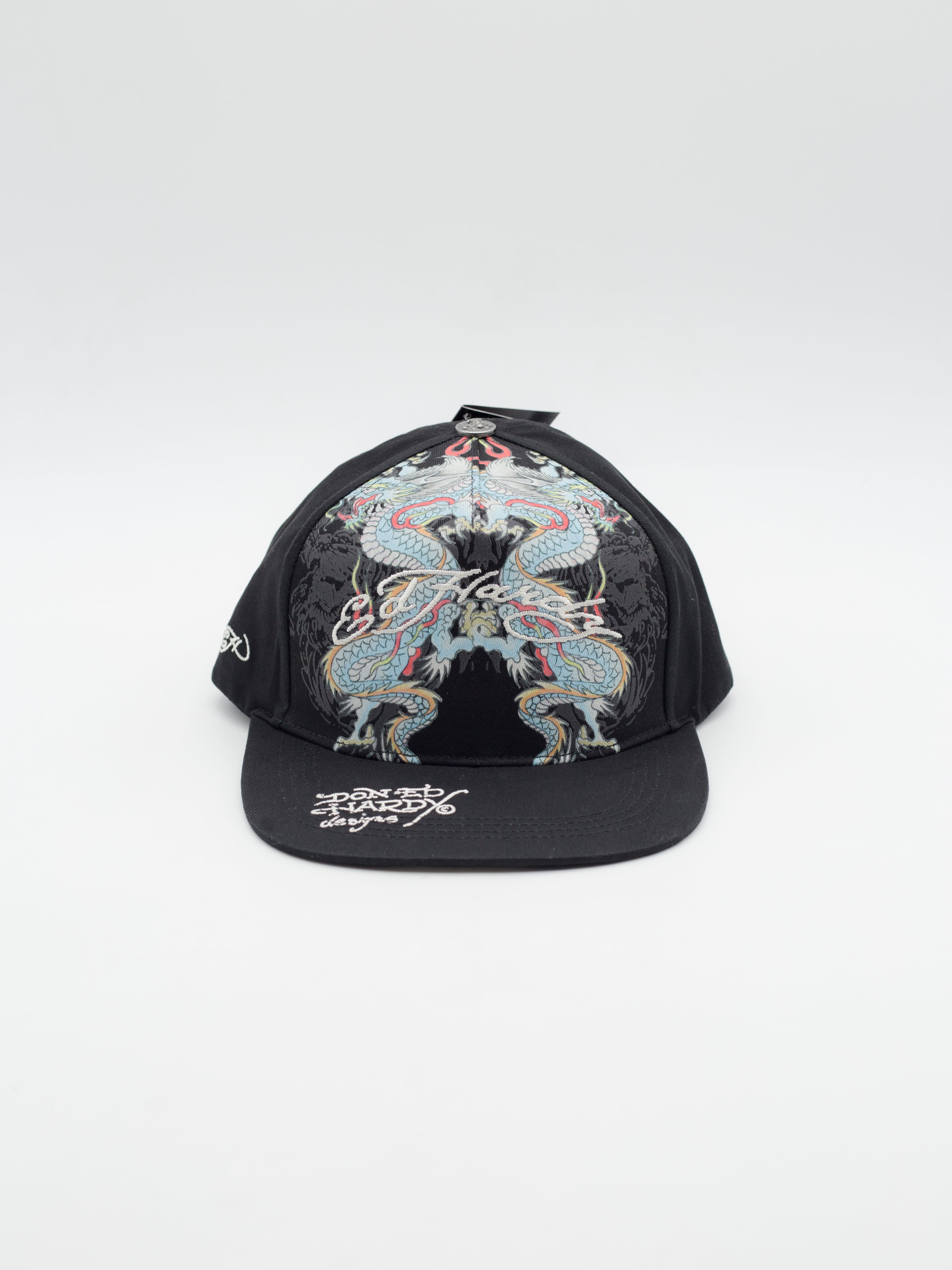 Battle Dragon 5 Panel Snapback Black