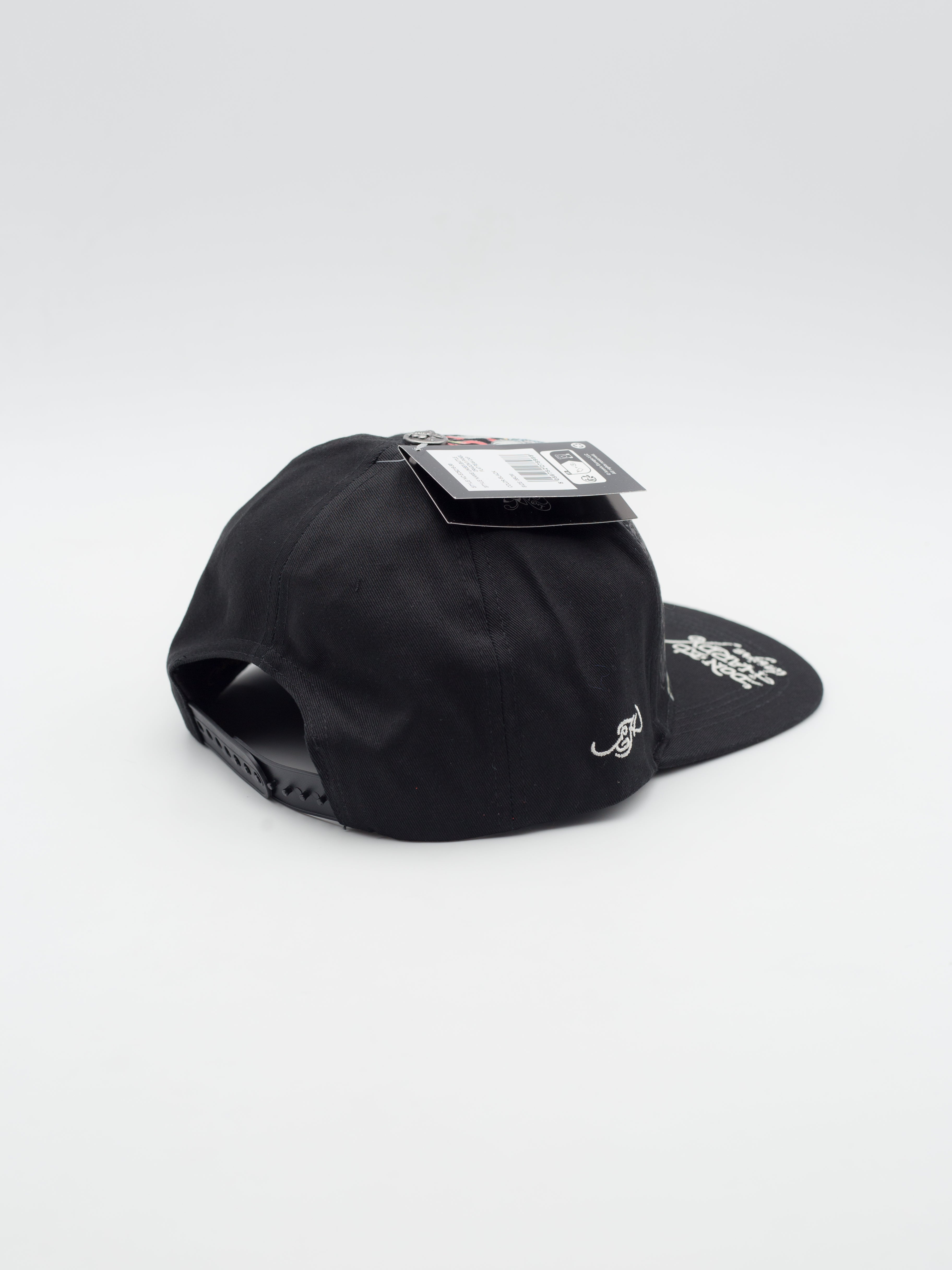 Battle Dragon 5 Panel Snapback Black