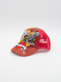 Brave Hearts Trucker Red