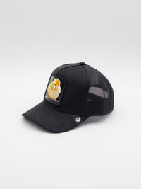 Black Out Chick Trucker Black
