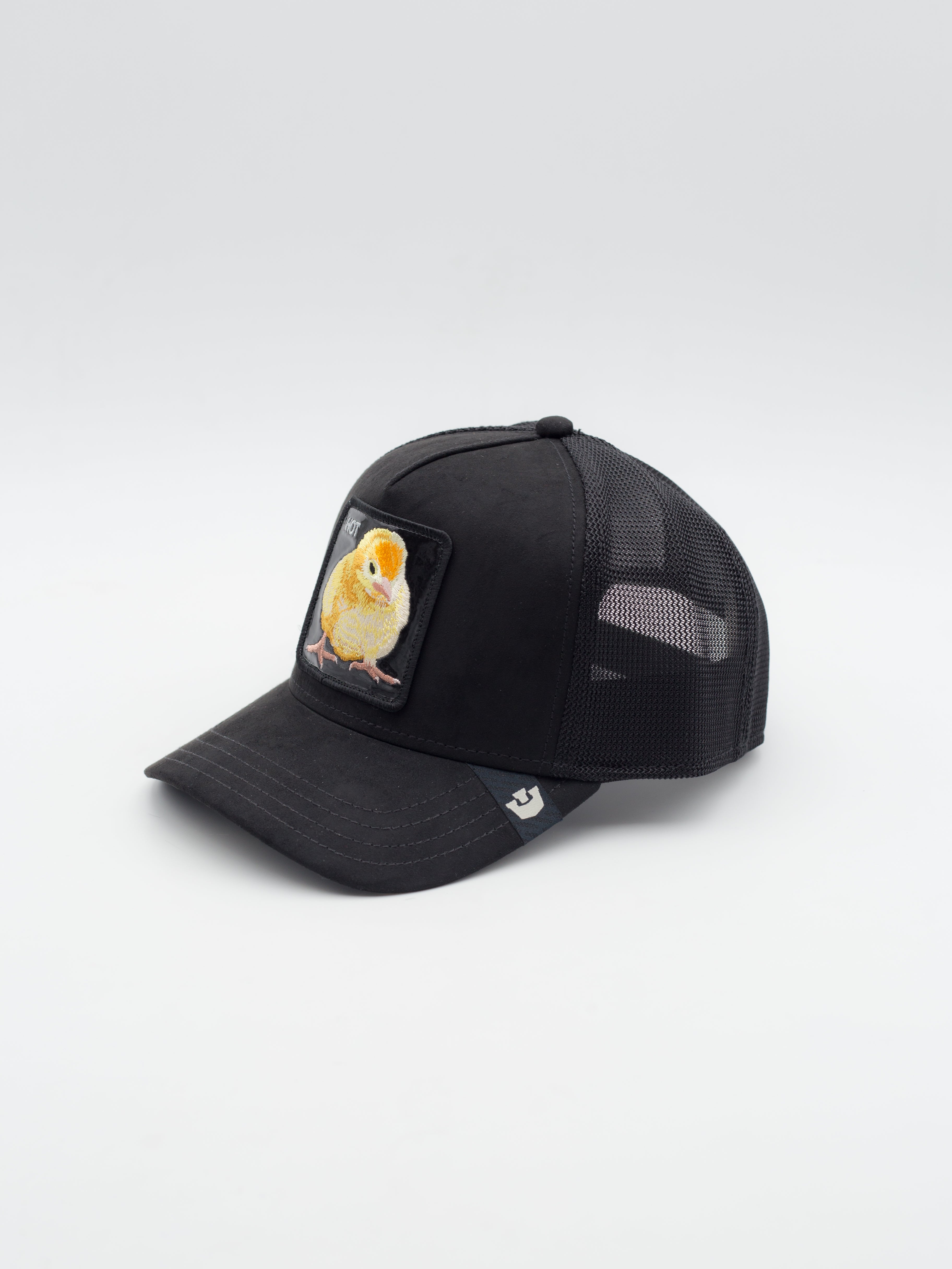 Black Out Chick Trucker Black