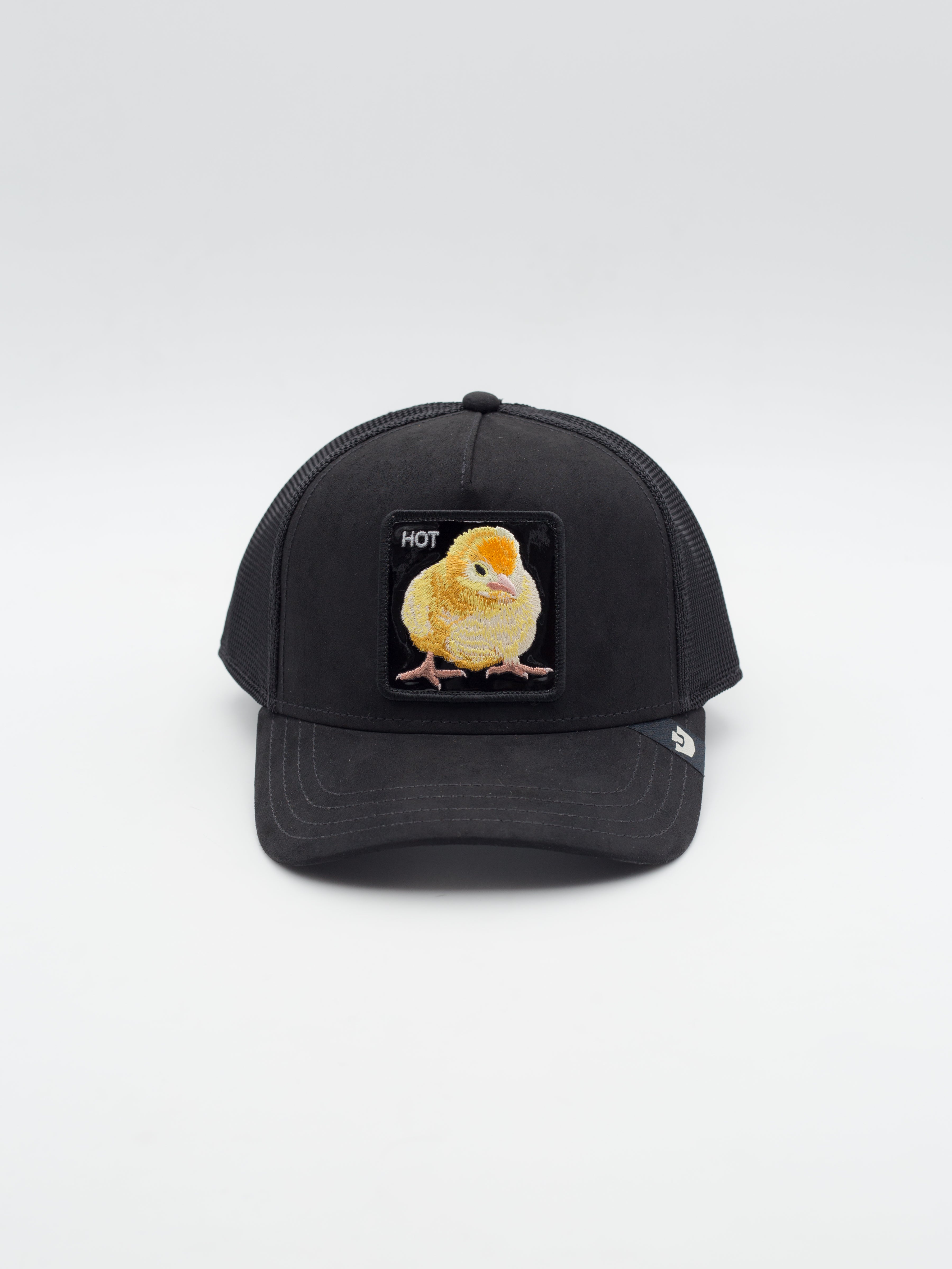 Black Out Chick Trucker Black