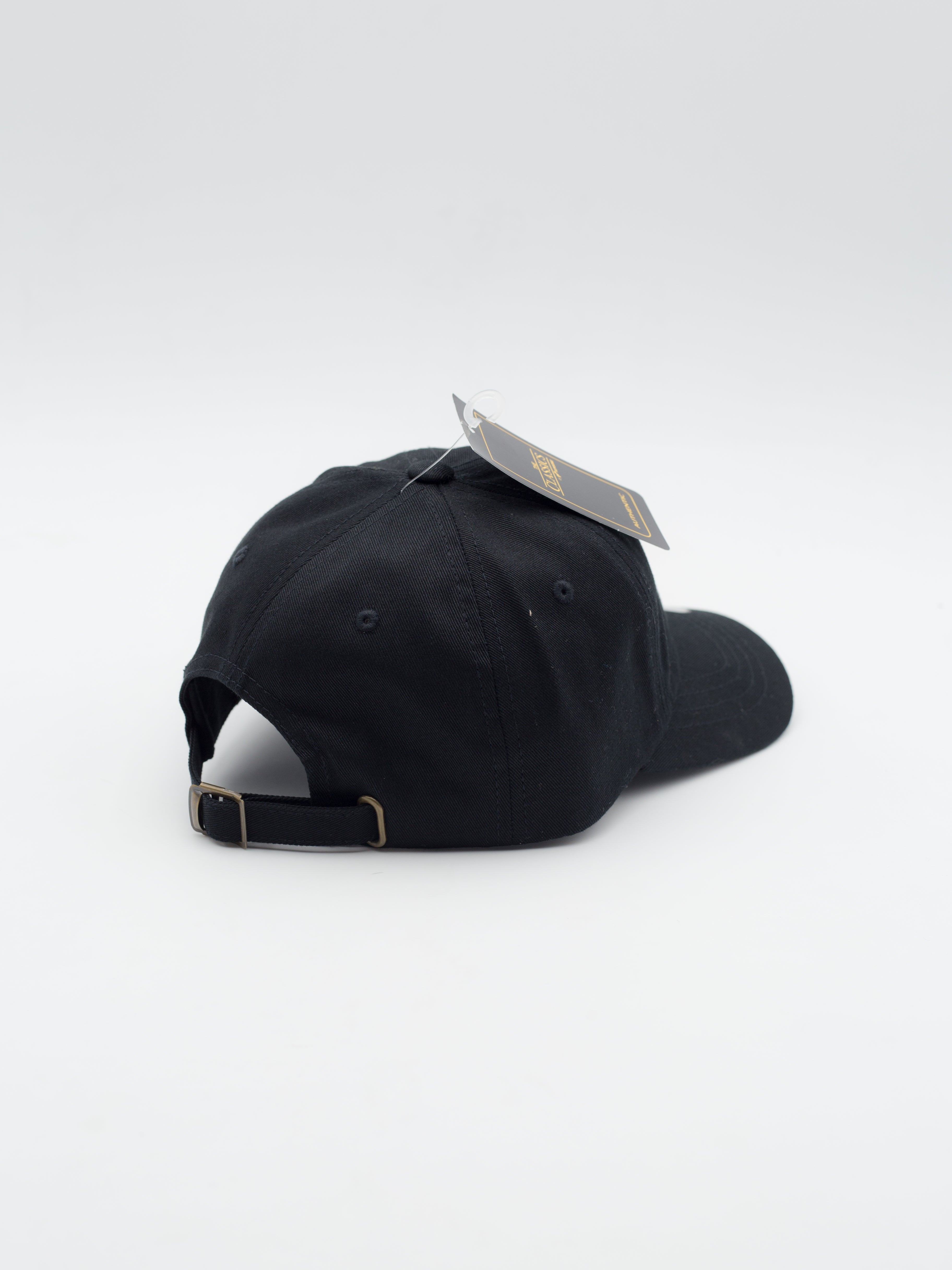 Low Profile Cotton Twill Kids Dad Hat Black