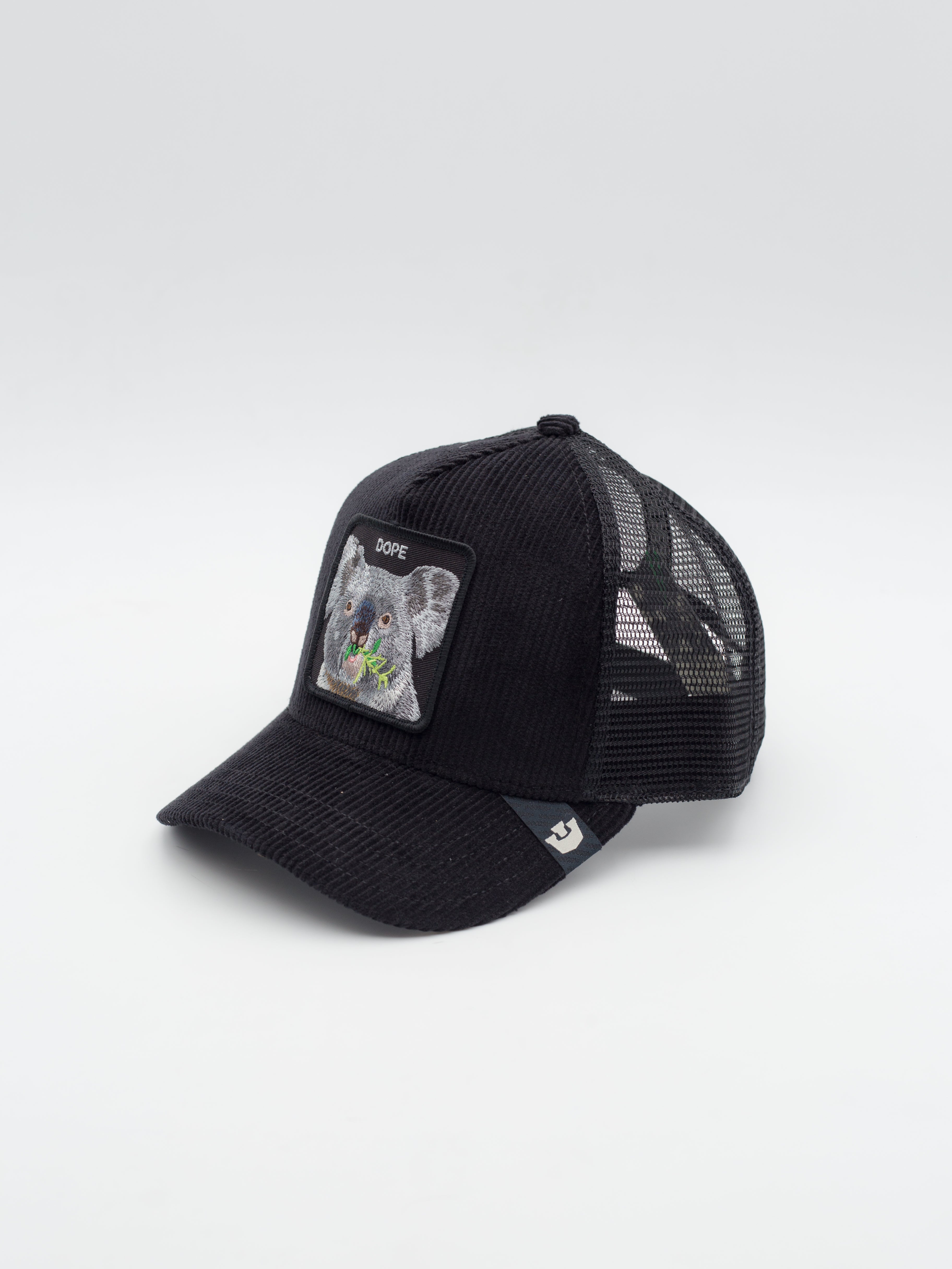 Corduroy Dope Trucker Black