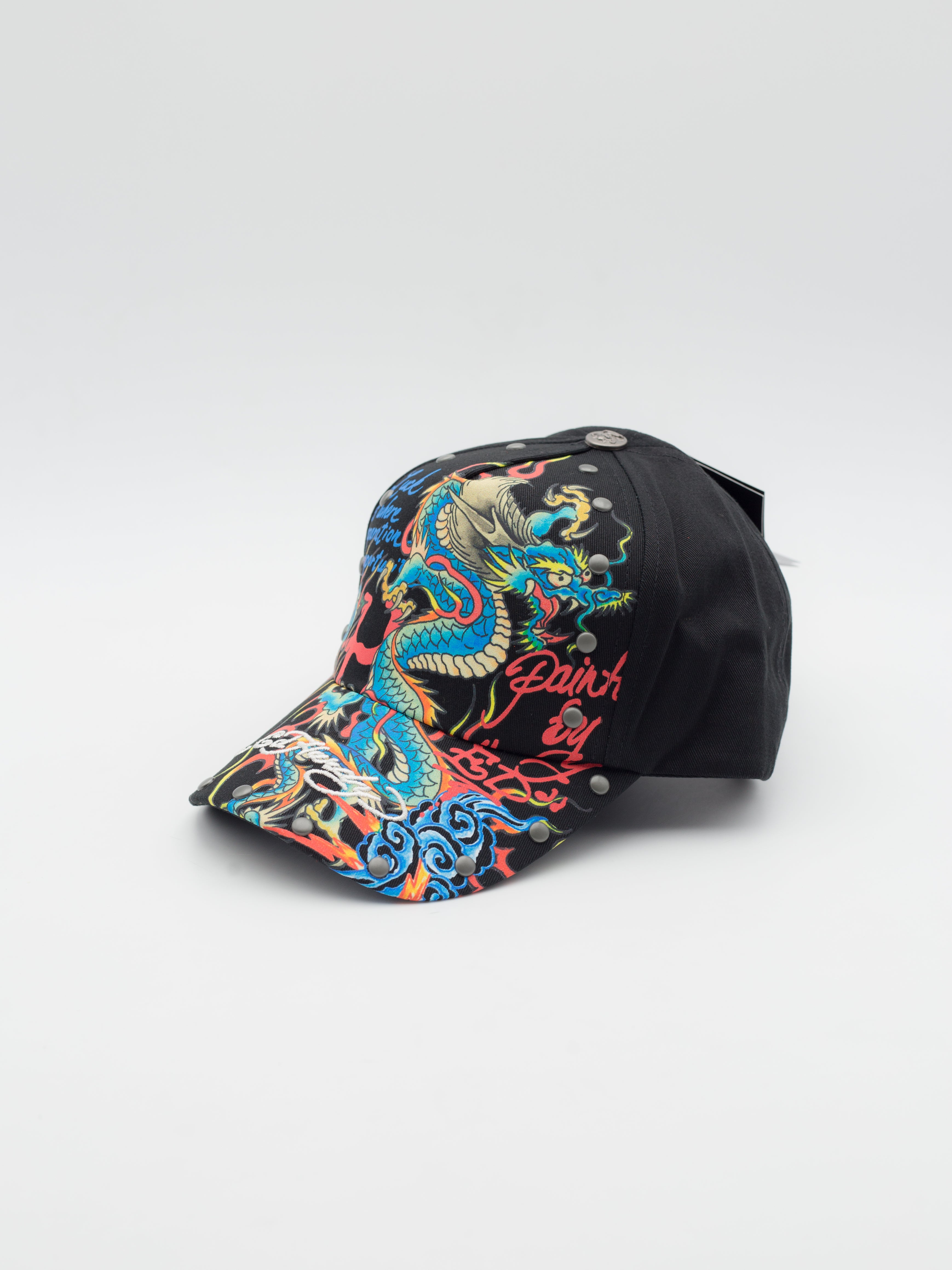 Blue Dragon 5 Panel Trucker Black