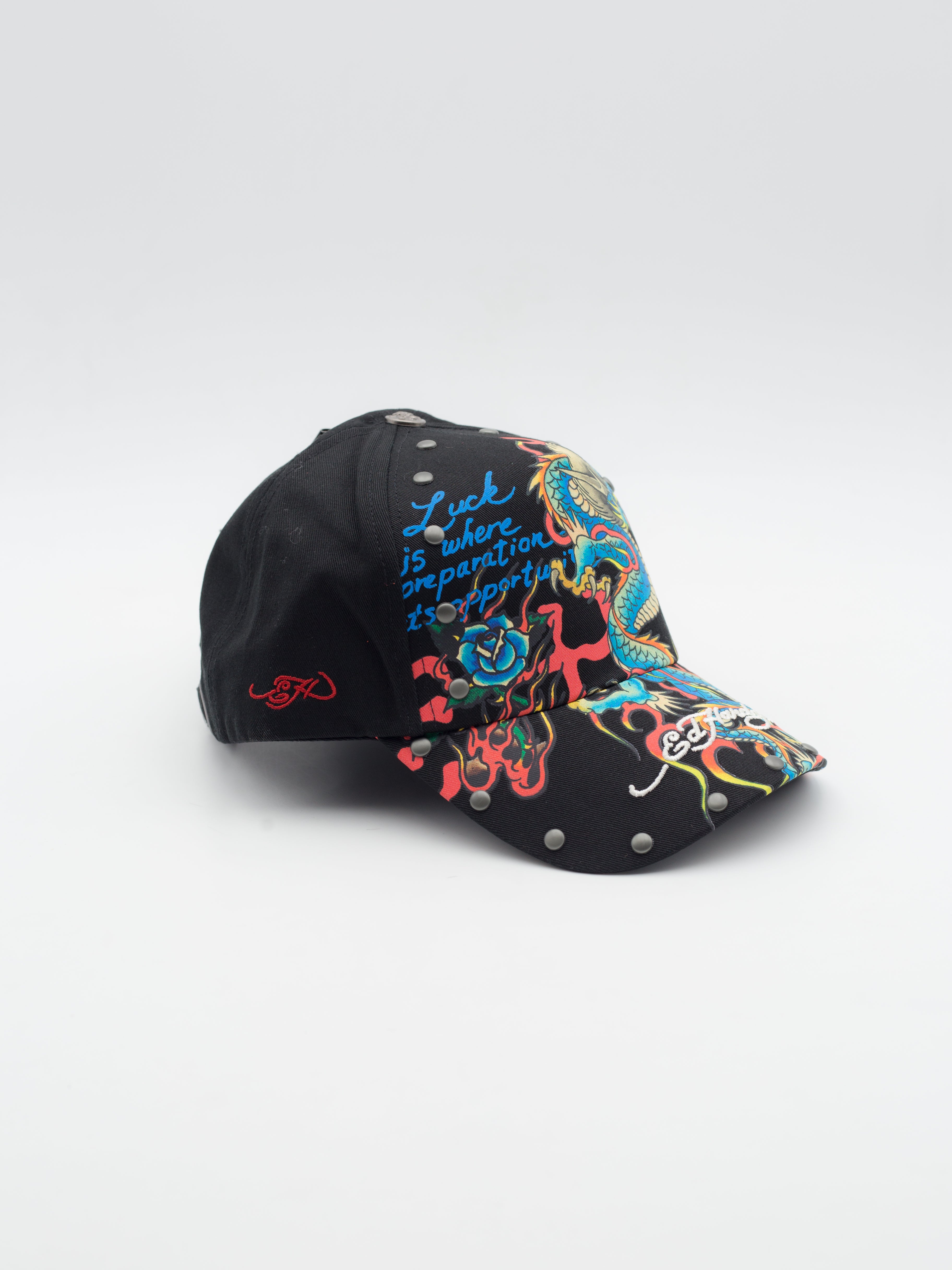 Blue Dragon 5 Panel Trucker Black