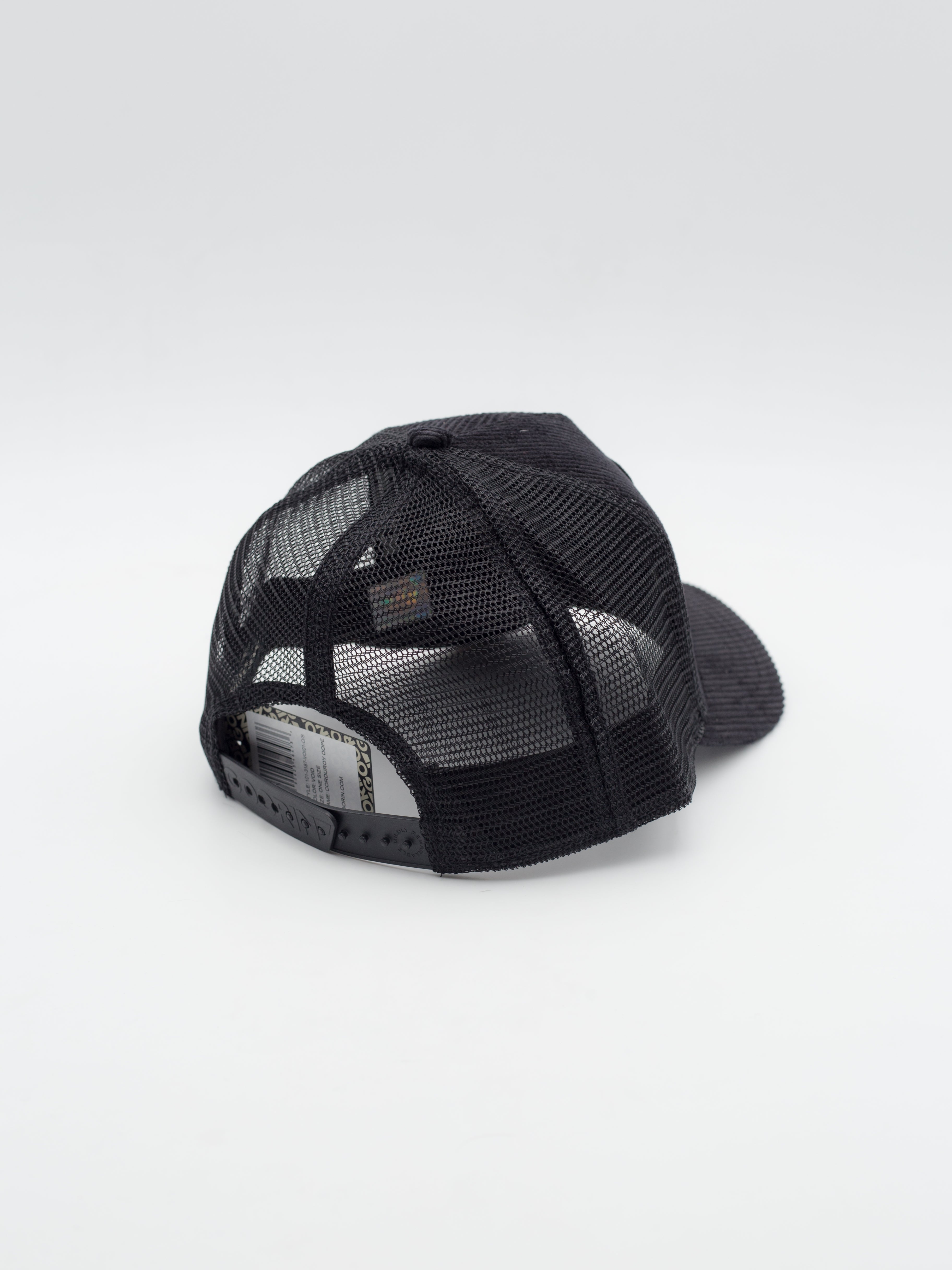 Corduroy Dope Trucker Black