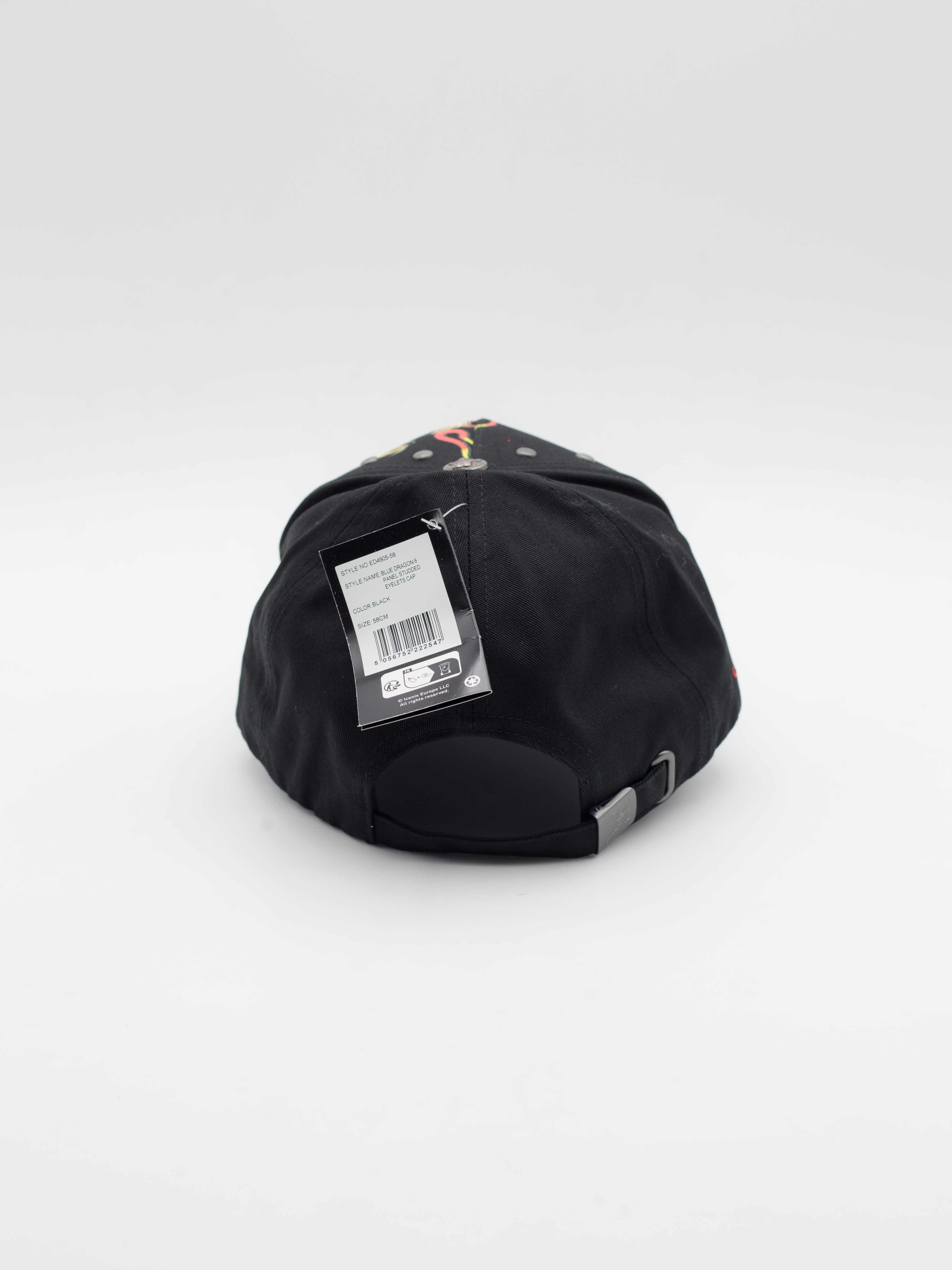 Blue Dragon 5 Panel Trucker Black