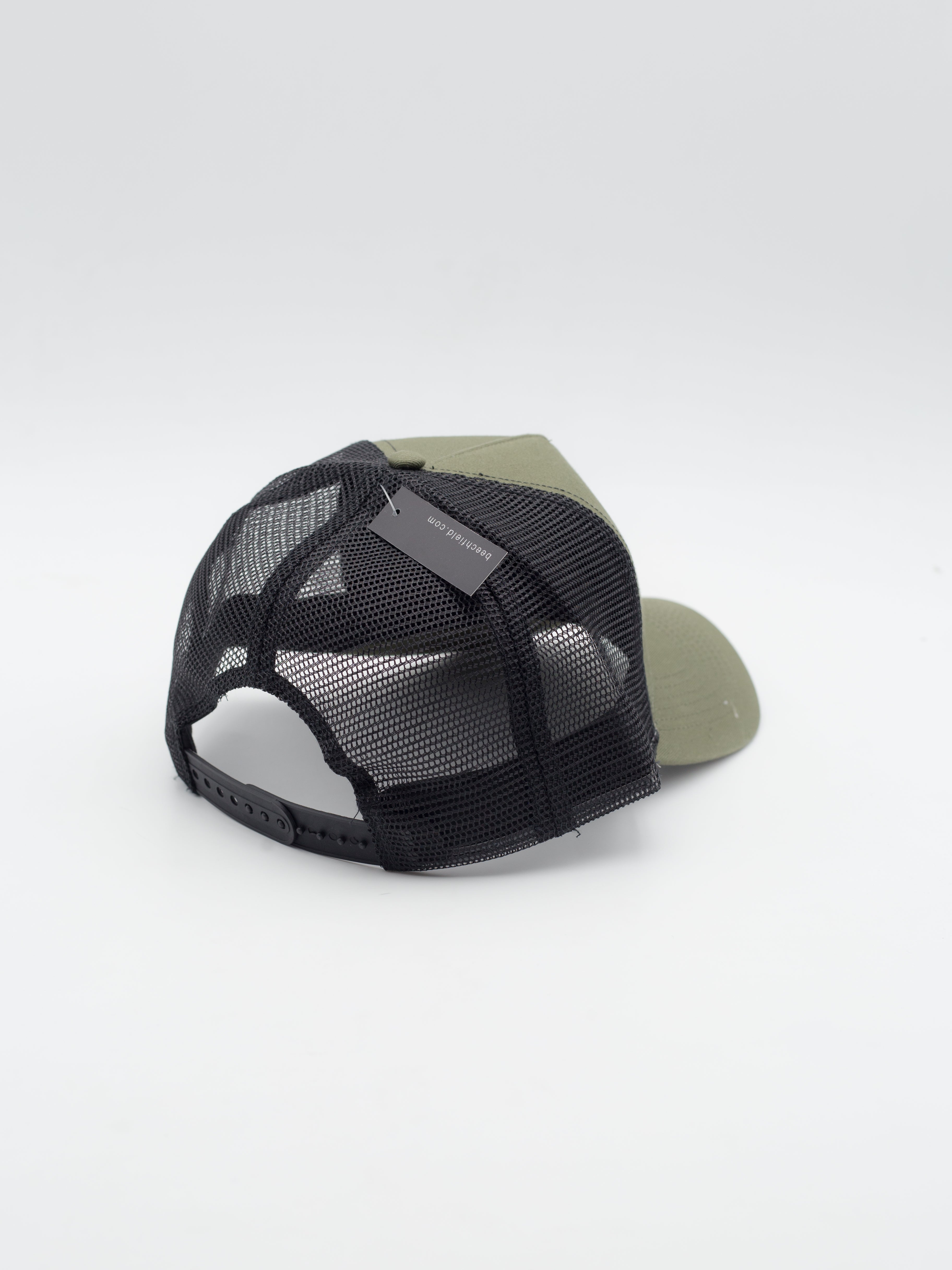 Basic Trucker 5 Panel Olive/Black